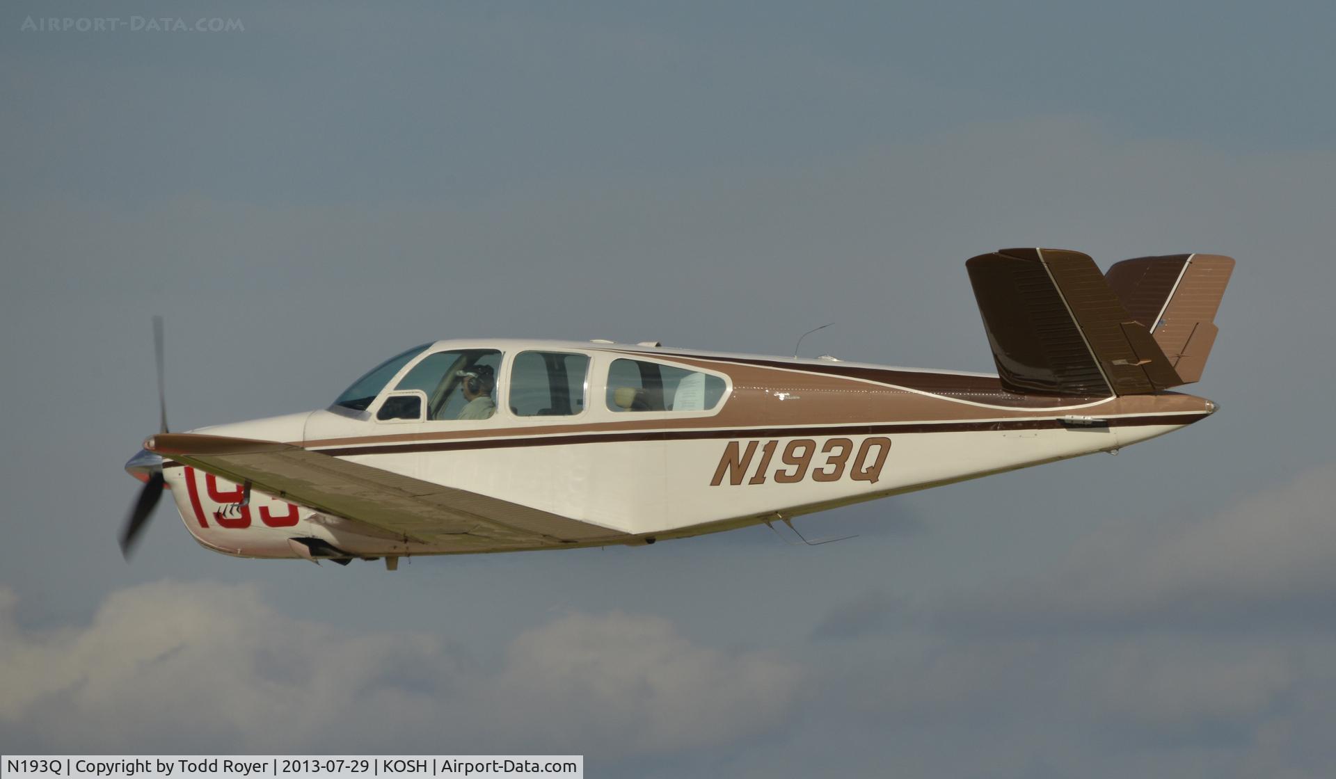 N193Q, 1964 Beech S35 Bonanza C/N D-7708, Airventure 2013