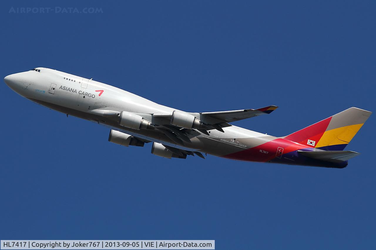 HL7417, 1993 Boeing 747-48EM(BDSF) C/N 25779, Asiana Cargo