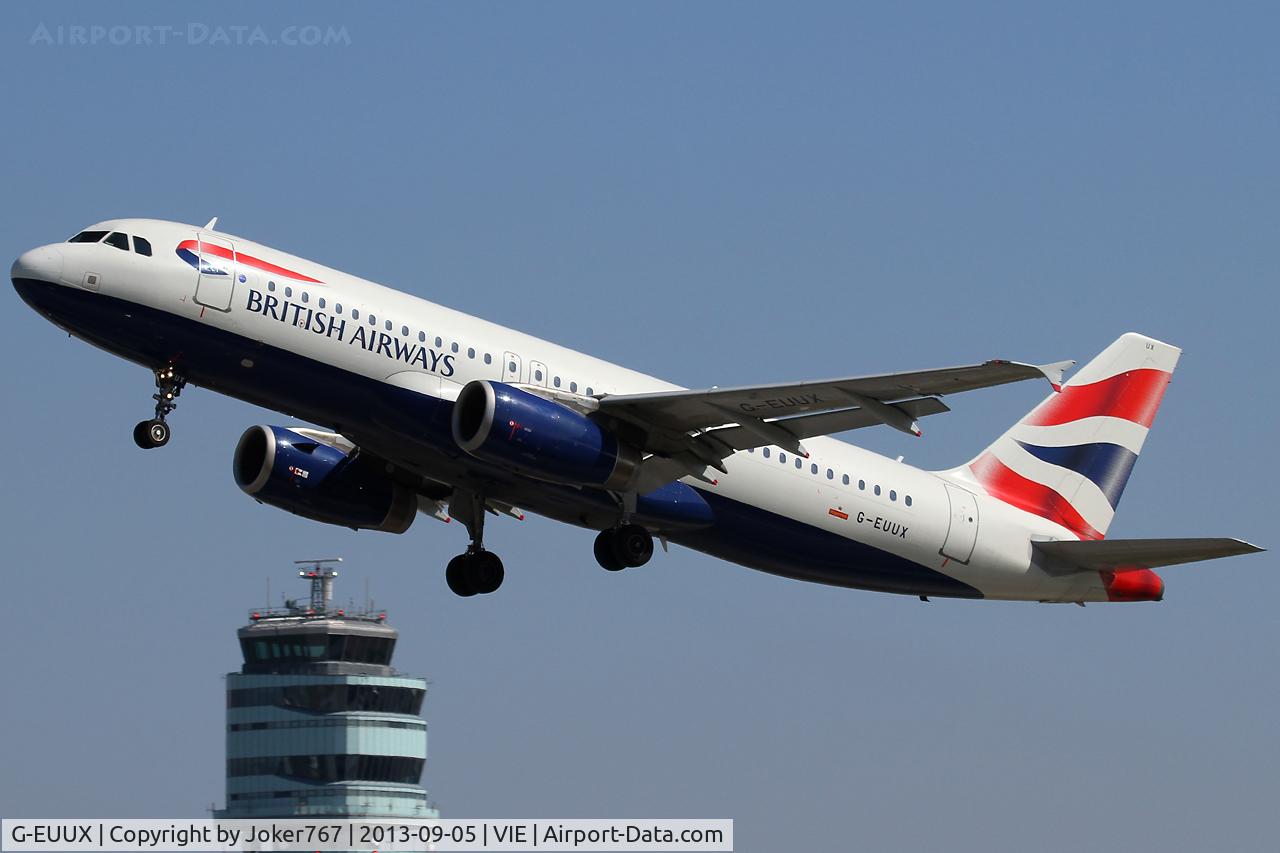 G-EUUX, 2008 Airbus A320-232 C/N 3550, British Airways