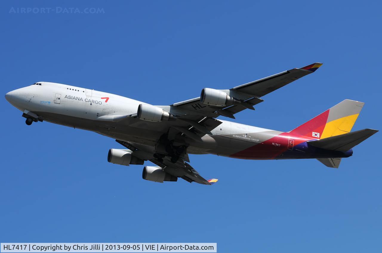 HL7417, 1993 Boeing 747-48EM(BDSF) C/N 25779, Asiana Airlines Cargo
