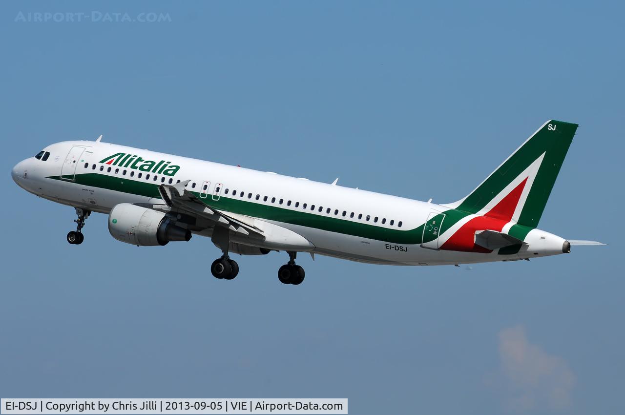 EI-DSJ, 2007 Airbus A320-216 C/N 3295, Alitalia