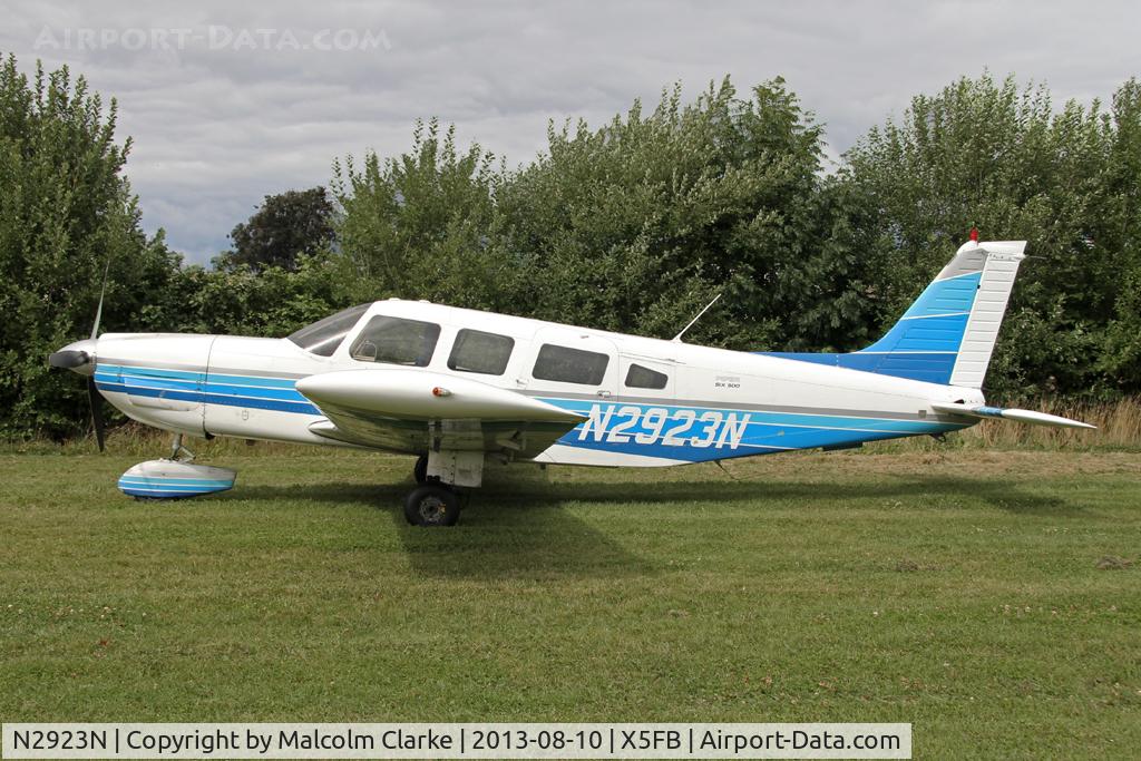 N2923N, 1979 Piper PA-32-300 Cherokee Six Cherokee Six C/N 32-7940207, Piper PA-32-300 Six, Fishburn Airfield, August 2013.