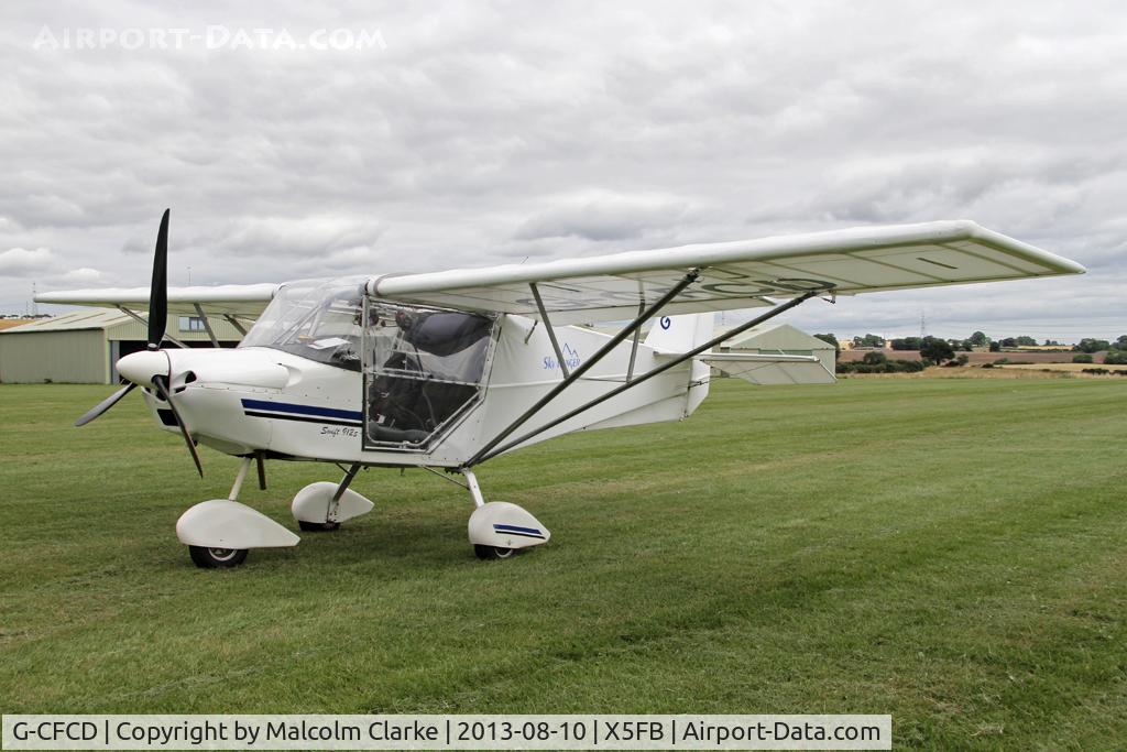 G-CFCD, 2007 Skyranger Swift 912S(1) C/N BMAA/HB/554, Skyranger Swift 912S(1), Fishburn Airfield, August 2013.