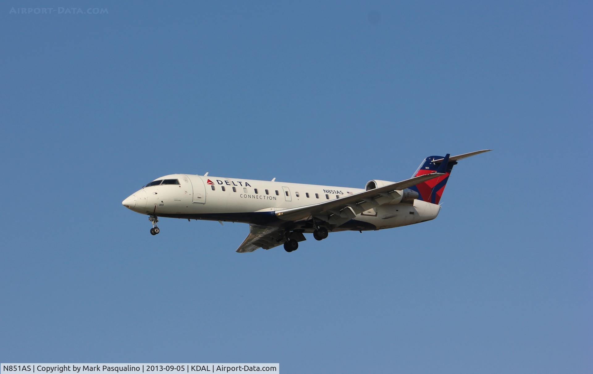 N851AS, 1999 Bombardier CRJ-200ER (CL-600-2B19) C/N 7360, CL-600-2B19