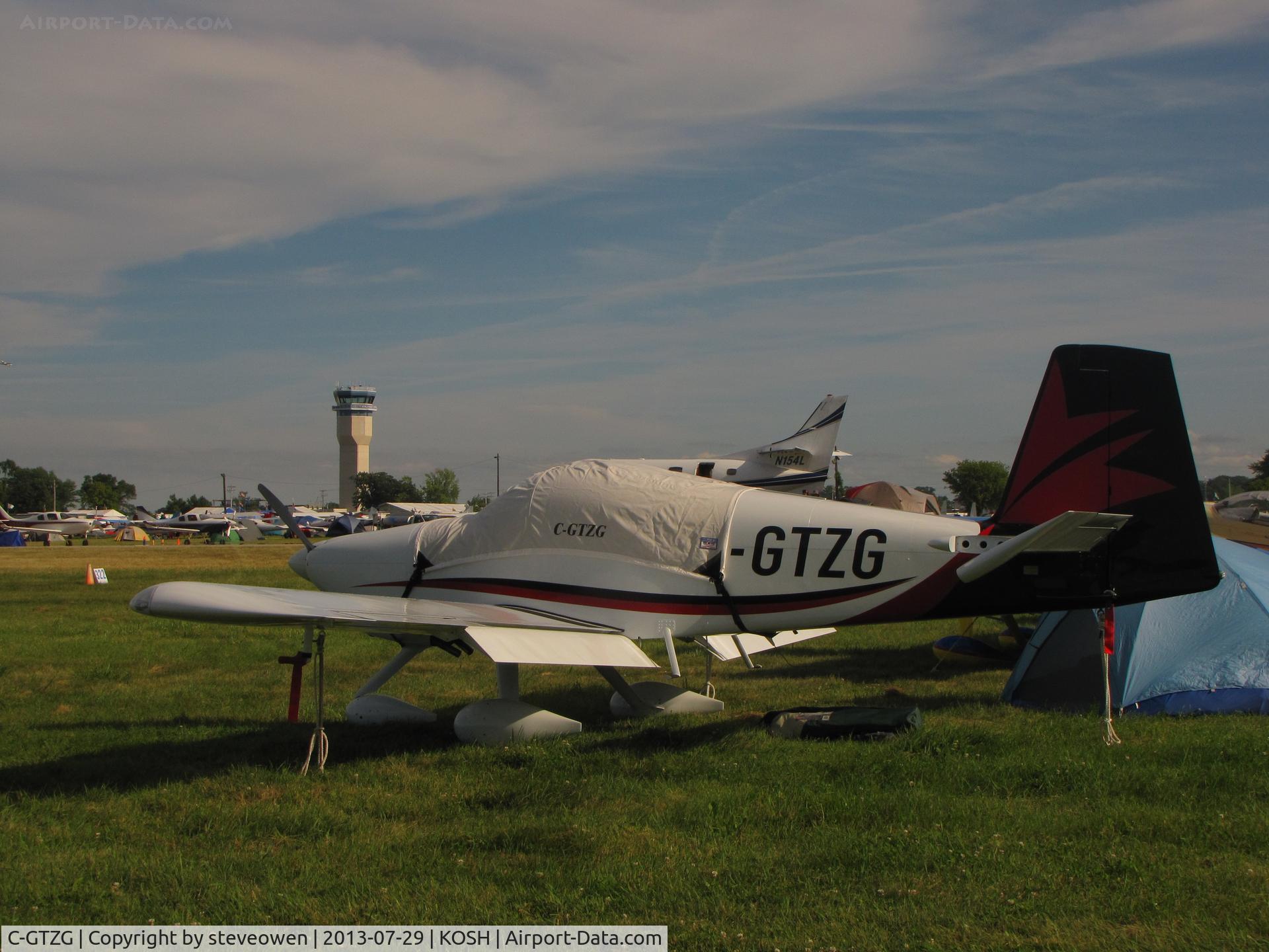 C-GTZG, 2012 Vans RV-9A C/N 90200, in Home Built Camping