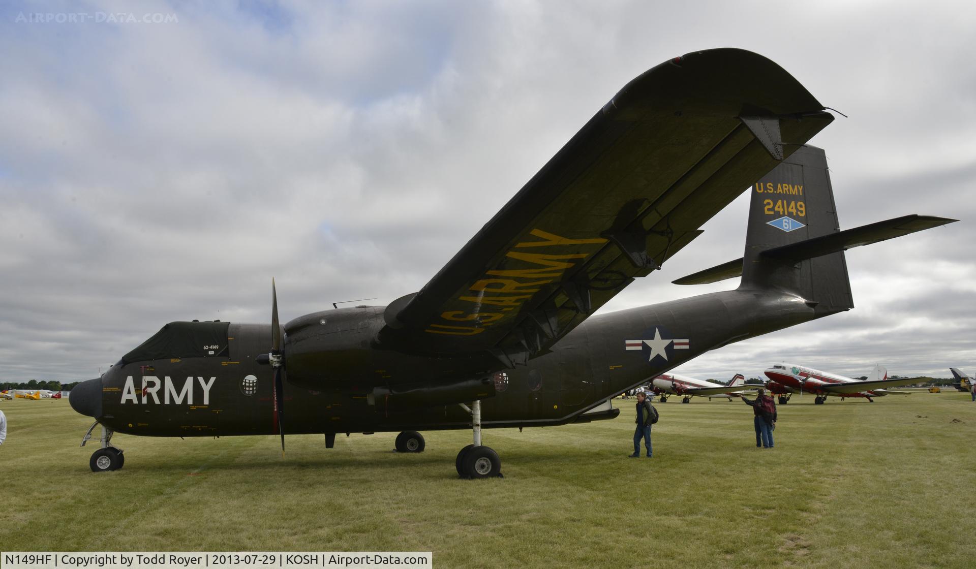 N149HF, 1962 De Havilland Canada DHC-4A Caribou C/N 85, Airventure 2013