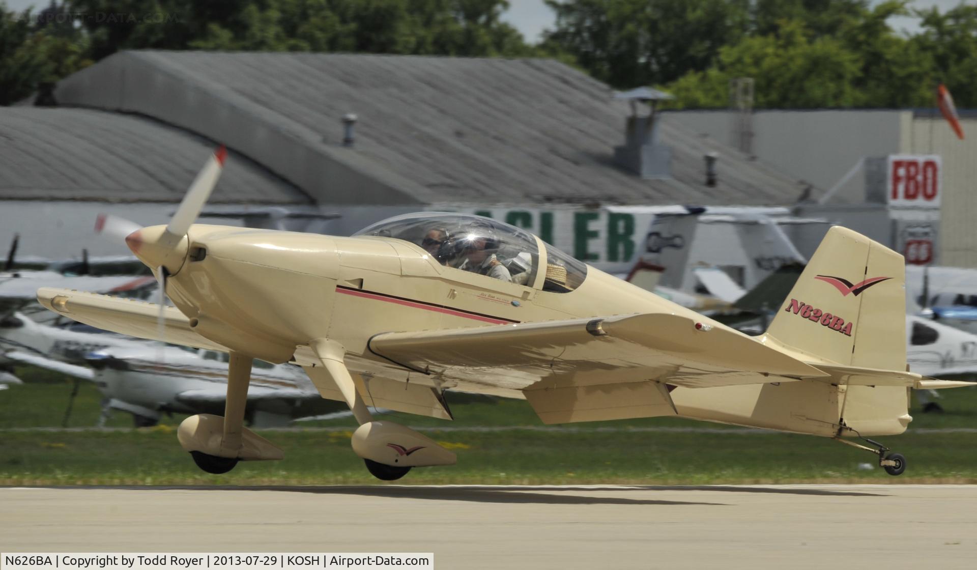 N626BA, 1995 Vans RV-6 C/N 20650, Airventure 2013