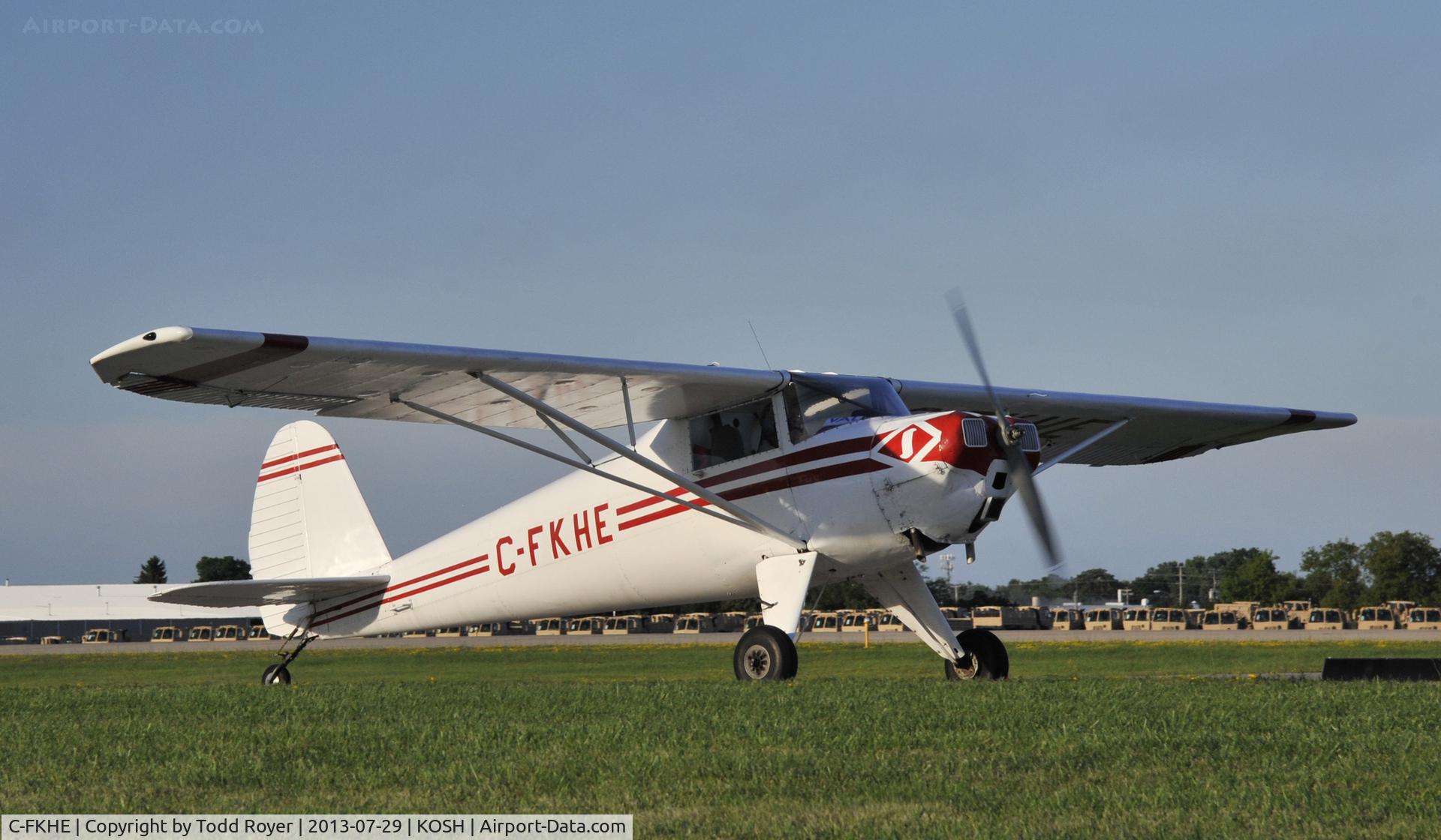 C-FKHE, 1940 Luscombe 8C Silvaire C/N 1508, Airventure 2013
