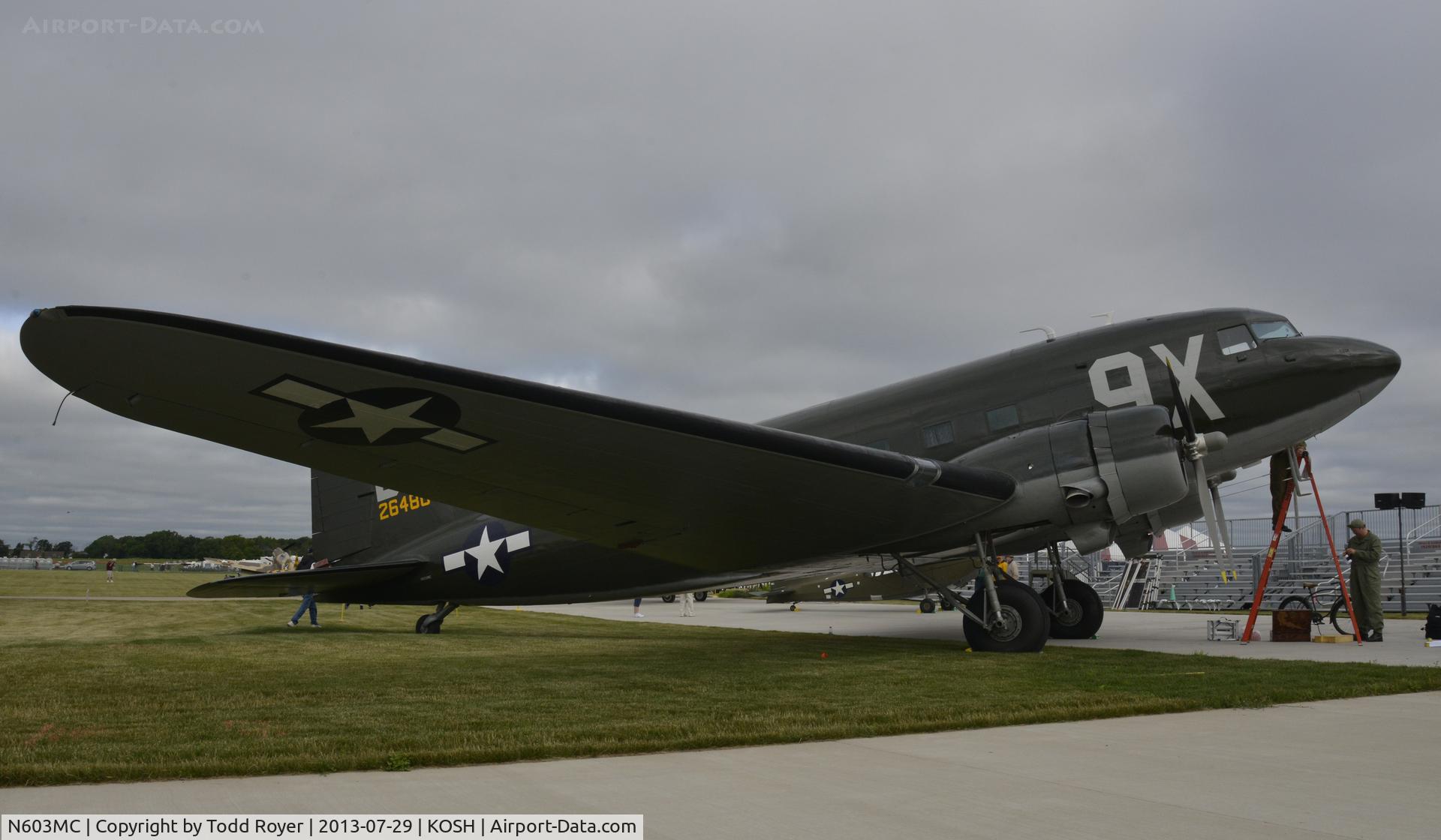N603MC, 1944 Douglas DC-3A-S1C3G C/N 4932, Airventure 2013
