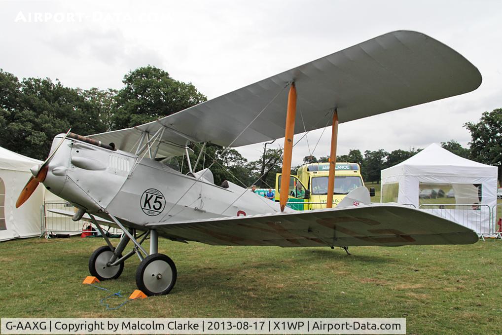 G-AAXG, 1930 De Havilland DH.60M Moth C/N 1542, De Havilland DH.60M Moth at The De Havilland Moth Club's 28th International Moth Rally at Woburn Abbey. August 2013.