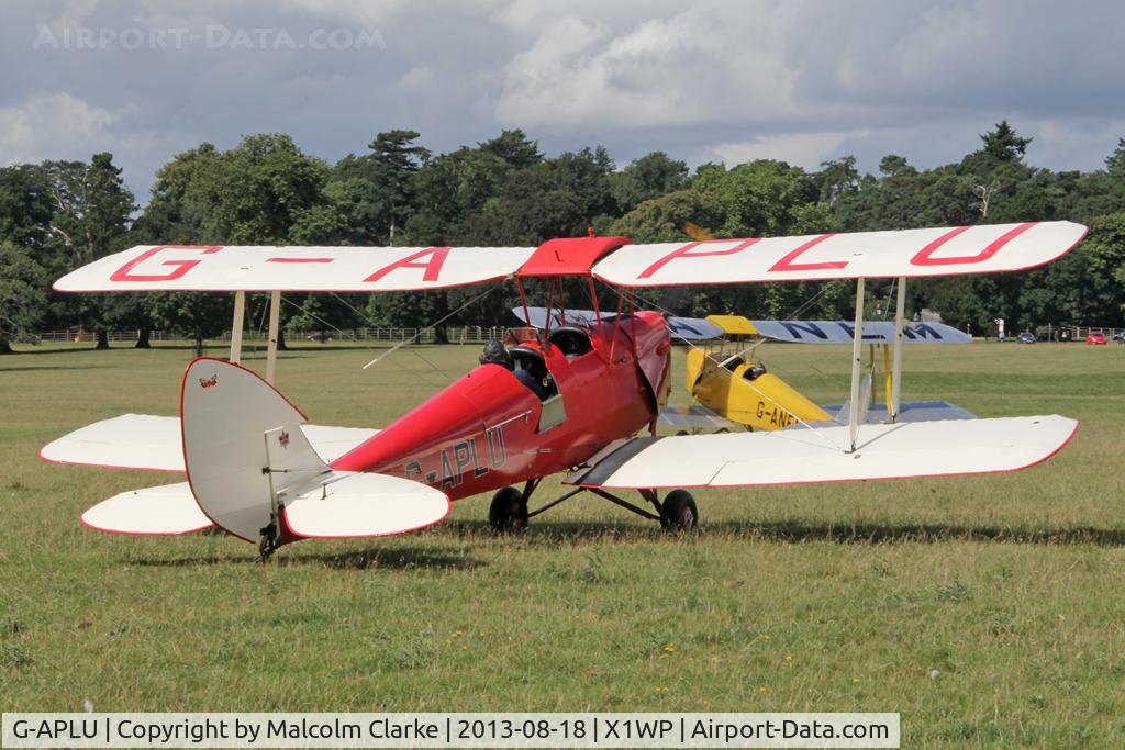G-APLU, 1941 De Havilland DH-82A Tiger Moth II C/N 85094, De Havilland DH-82A Tiger Moth II at The De Havilland Moth Club's 28th International Moth Rally at Woburn Abbey. August 2013.