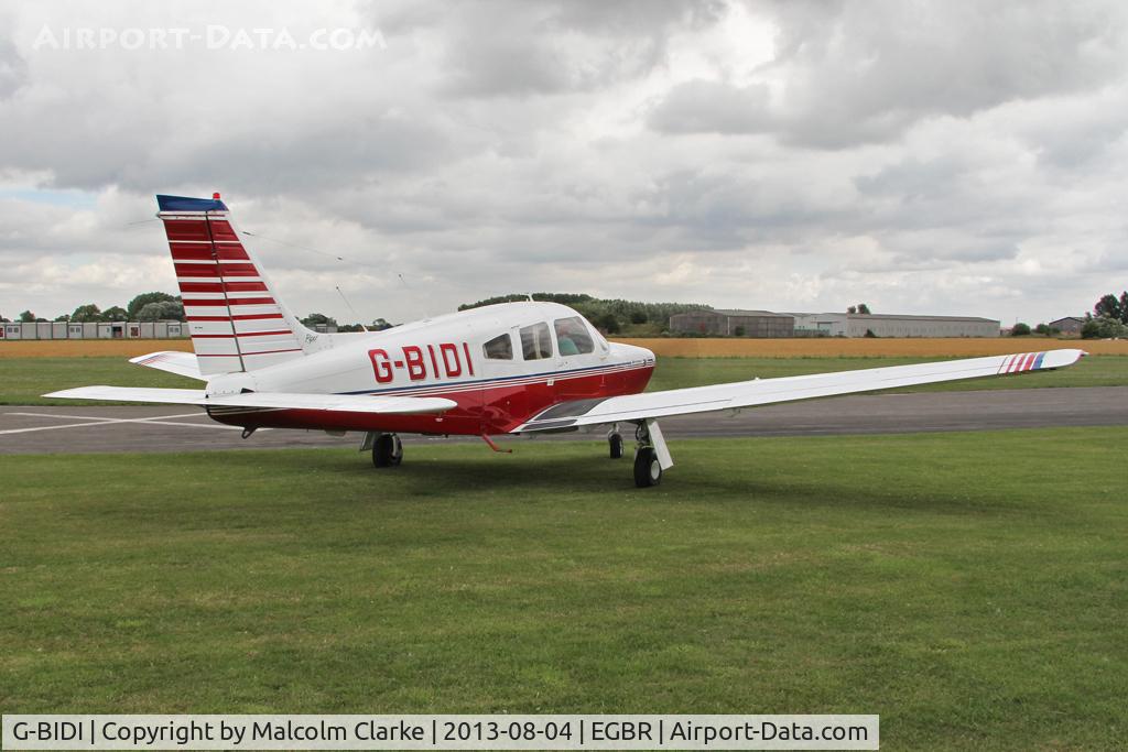 G-BIDI, 1978 Piper PA-28R-201 Cherokee Arrow III C/N 28R-7837135, Piper PA-28R-201 Cherokee Arrow at The Summer Madness Fly-In. The Real Aeroplane Company, Breighton Airfield, August 2013.