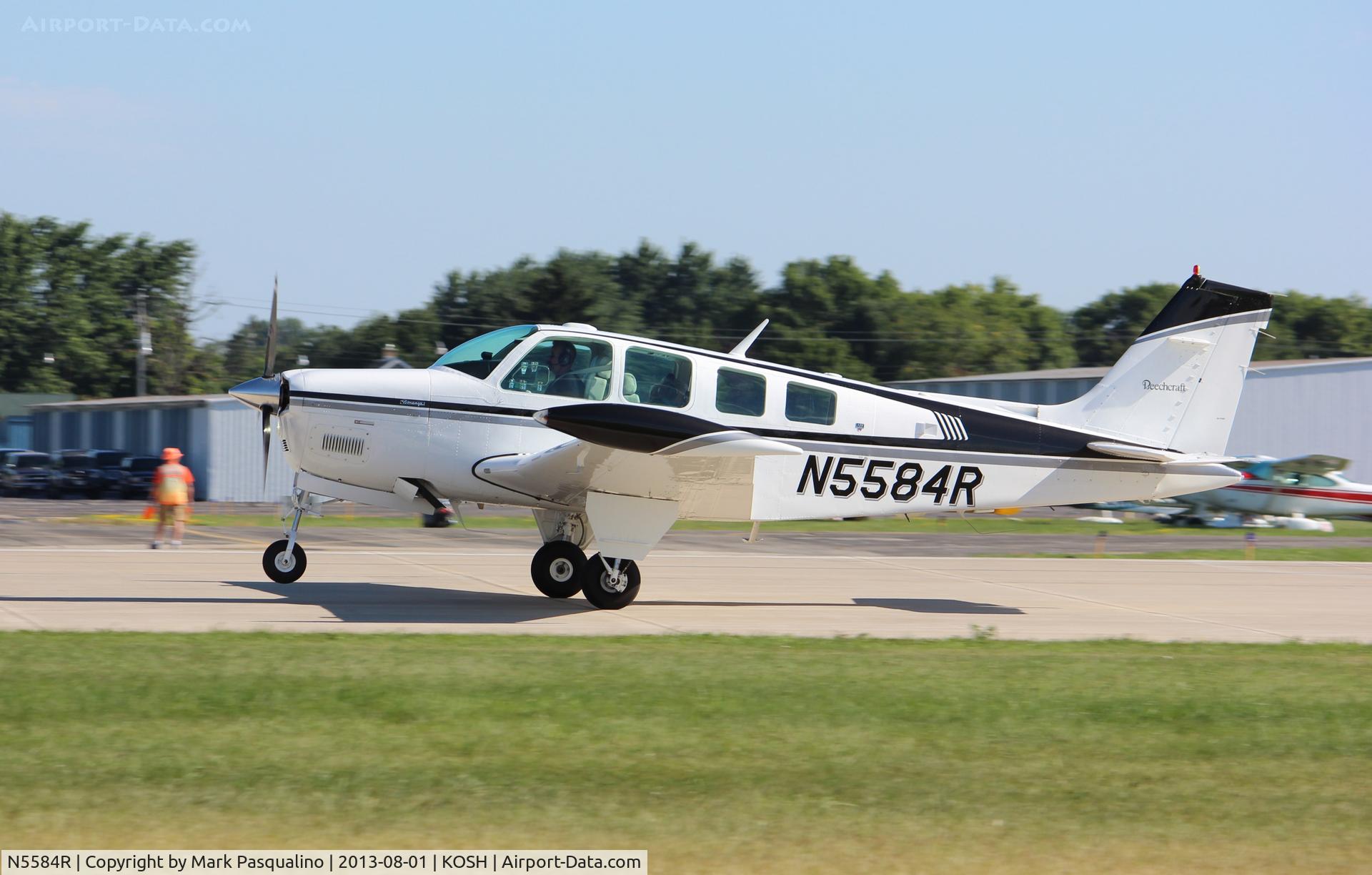 N5584R, 1989 Beech A36 Bonanza 36 C/N E-2510, Beech A36