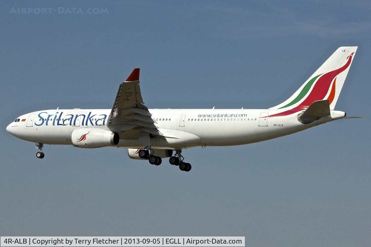 4R-ALB, 1999 Airbus A330-243 C/N 306, On approach to London Heathrow