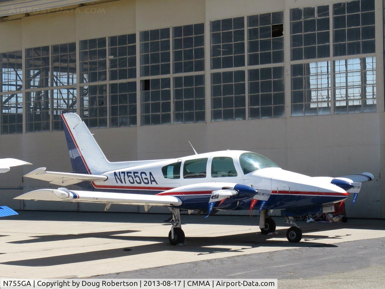 N755GA, 1978 Grumman American GA-7 Cougar C/N GA7-0046, 1978 Grumman American GA-7 COUGAR, two Lycoming O-360-D1D 160 Hp each, CS props, spacious cabin for four, main gear retracts outward