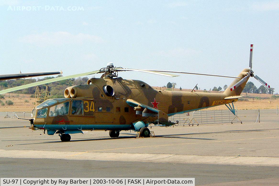 SU-97, Mil Mi-24A Hind C/N 4202034, Mil Mi-24A Hind [4202034] (Algerian Air Force) Swartkop~ZS 06/10/2003