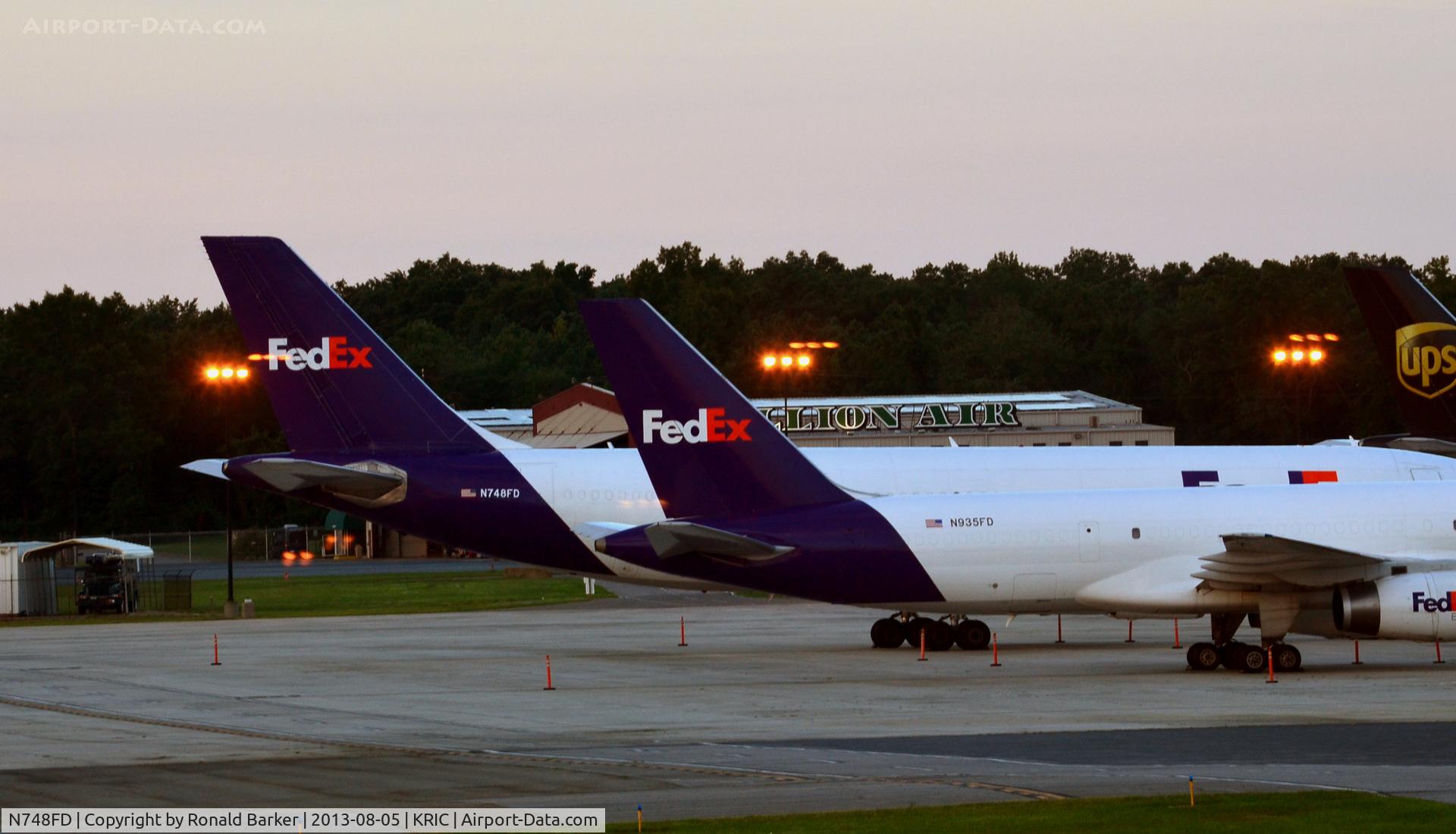 N748FD, 1992 Airbus A300B4-622R C/N 633, Richmond