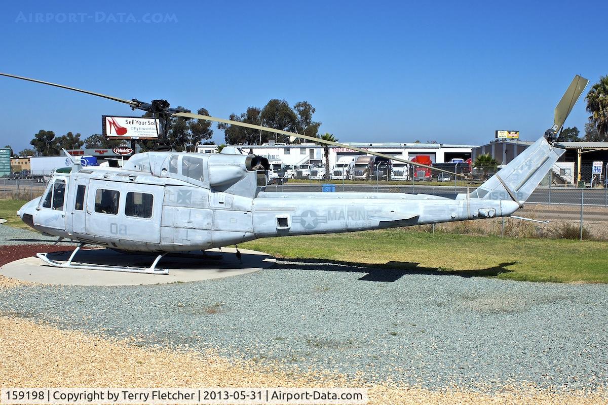 159198, Bell UH-1N Iroquois C/N 31674, Preserved at Flying Leathernecks Air Museum , San Diego