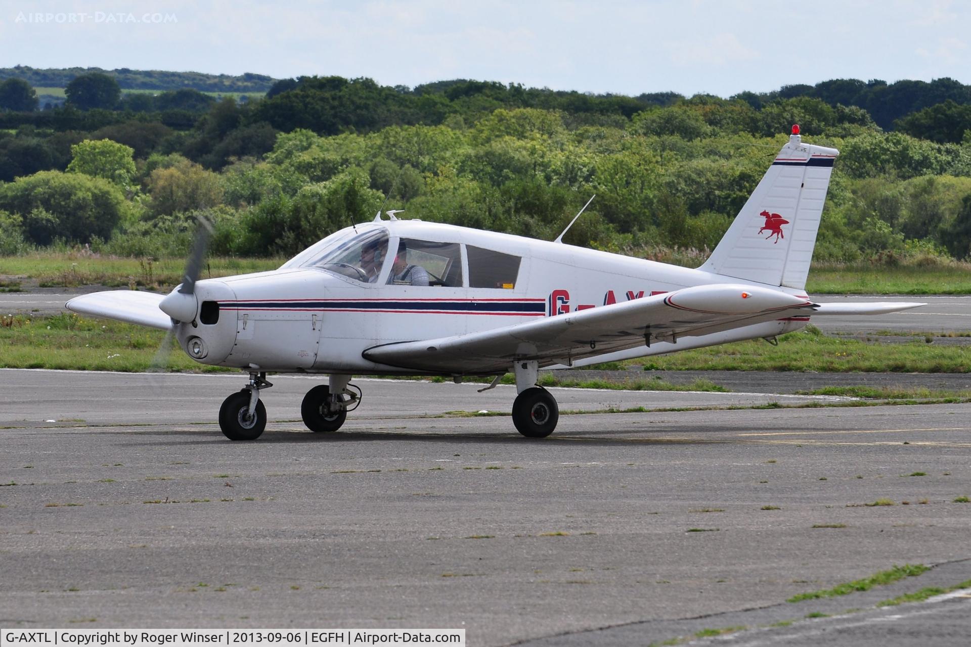 G-AXTL, 1969 Piper PA-28-140 Cherokee C/N 28-26247, Visiting Cherokee operated by the Bristol and Wessex Aeroplane Club.