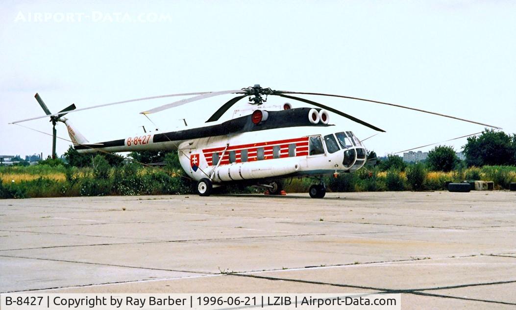 B-8427, Mil Mi-8P C/N 10827, Mil Mi-8P [10827] (Slovakian Police) Bratislava-M R Stefanick~OM 21/06/1996