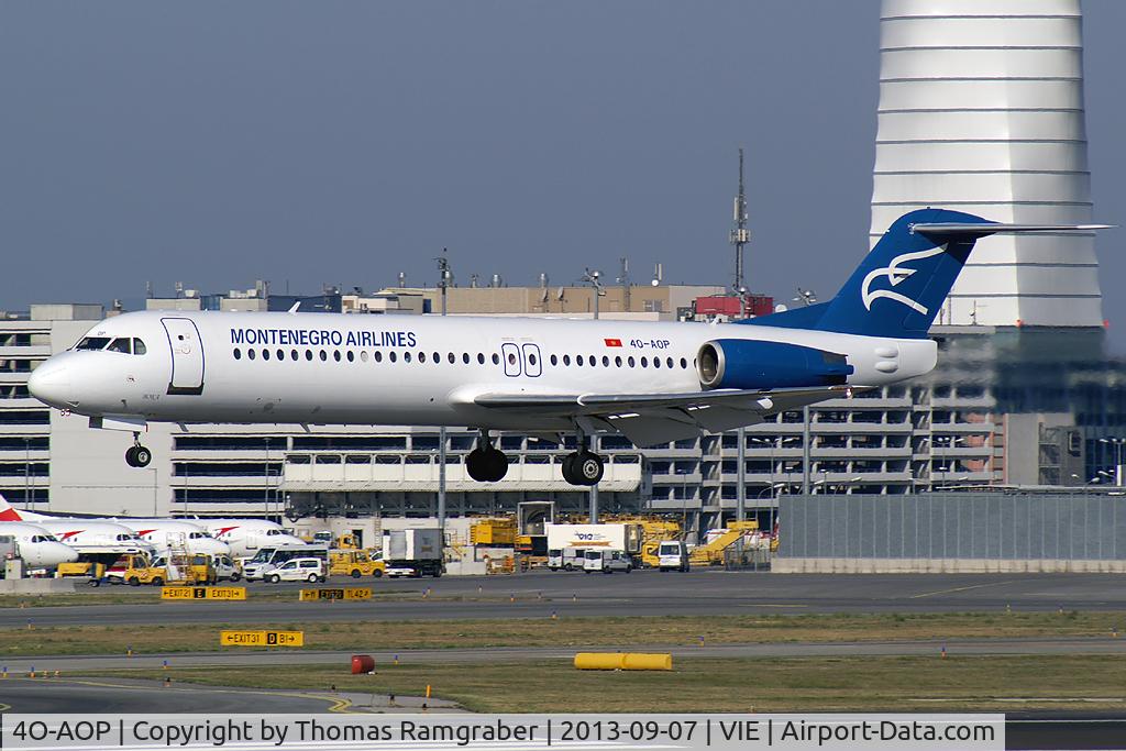 4O-AOP, 1991 Fokker 100 (F-28-0100) C/N 11332, Montenegro Airlines Fokker 100