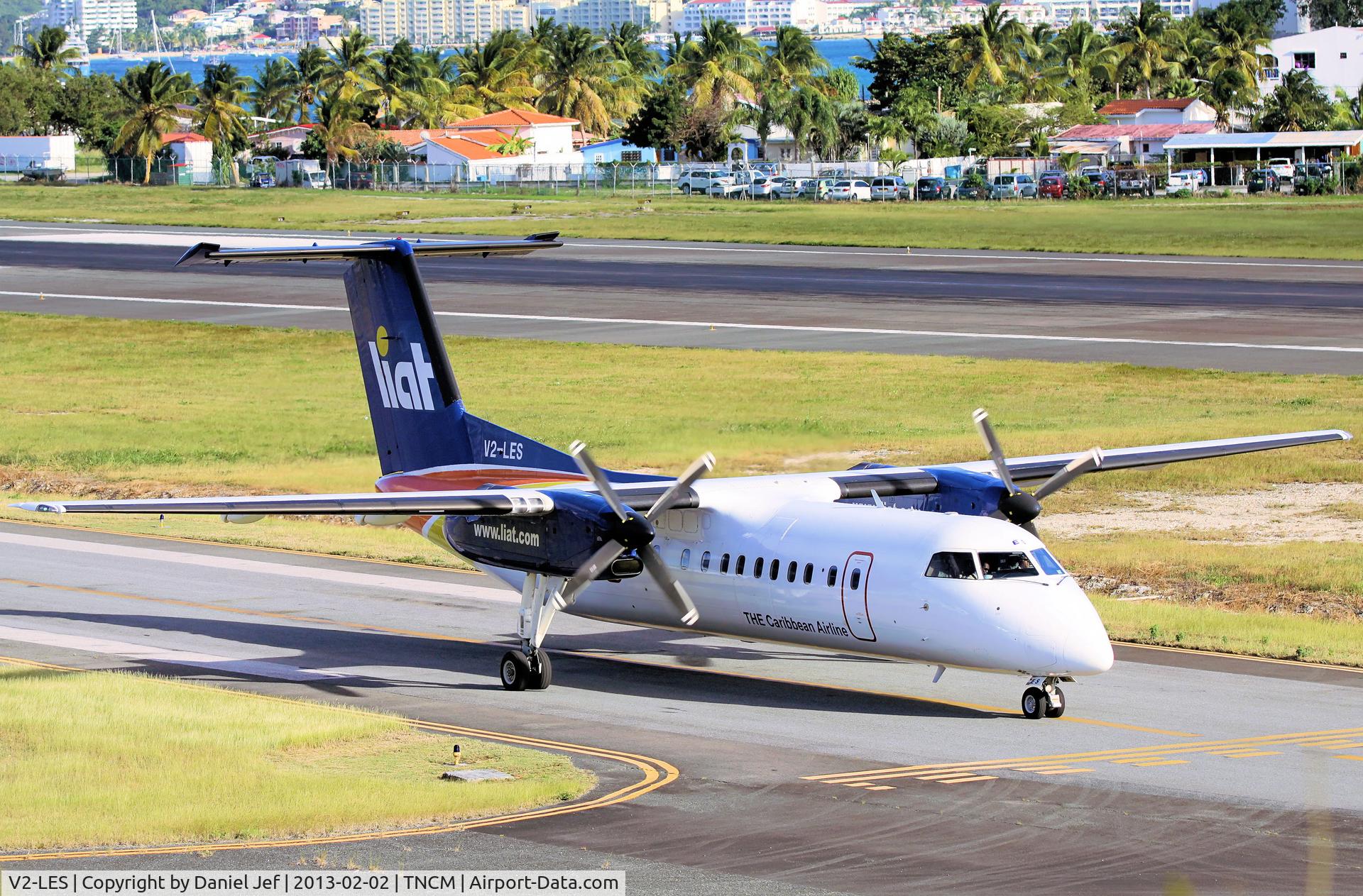 V2-LES, 1995 De Havilland Canada DHC-8-311 Dash 8 C/N 412, V2-LES