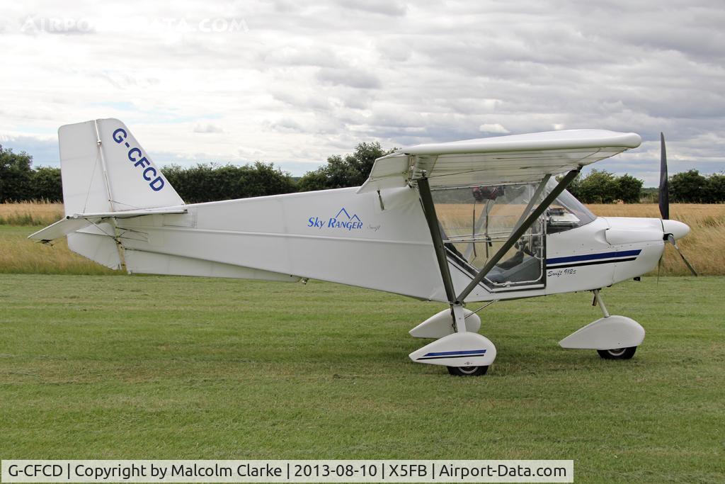 G-CFCD, 2007 Skyranger Swift 912S(1) C/N BMAA/HB/554, Skyranger Swift 912S(1), Fishburn Airfield, UK August 2013.
