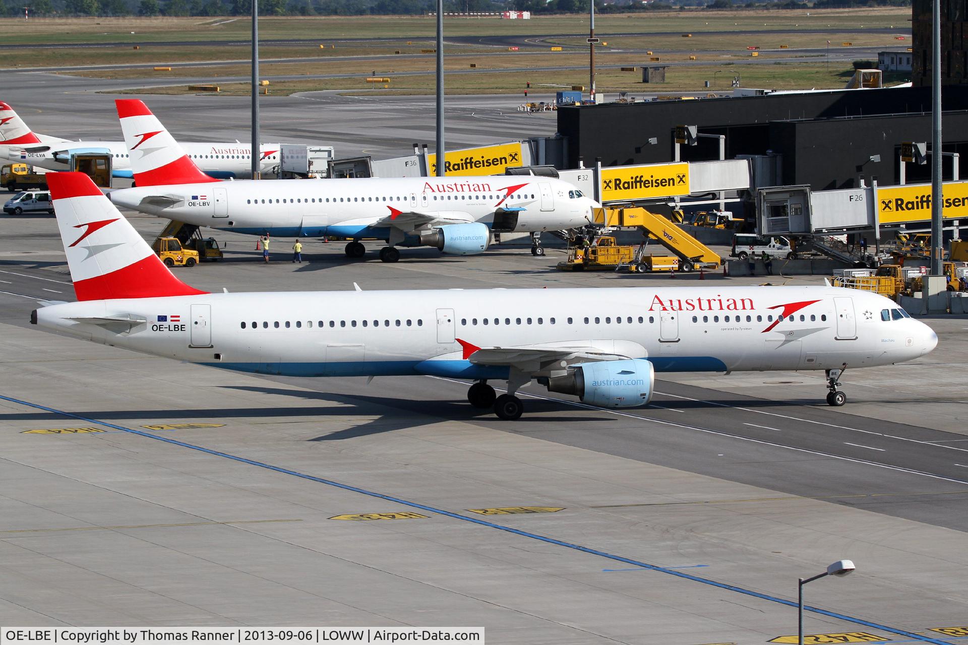 OE-LBE, 1998 Airbus A321-211 C/N 935, Austrian A321