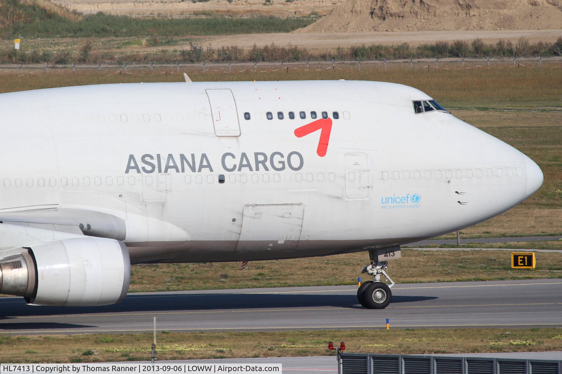 HL7413, 1991 Boeing 747-48ESF C/N 25405, Asiana B747