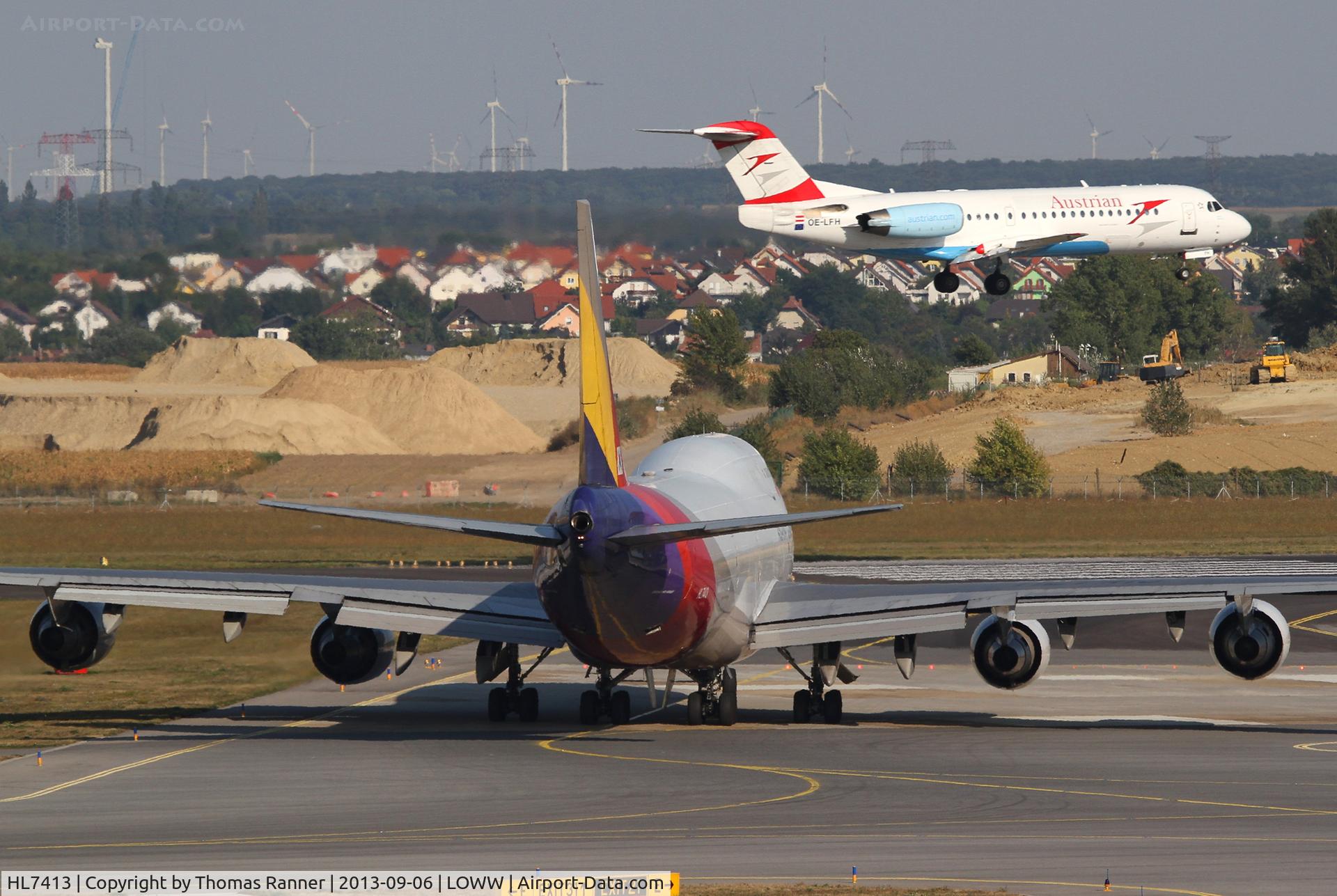 HL7413, 1991 Boeing 747-48ESF C/N 25405, Asiana B747