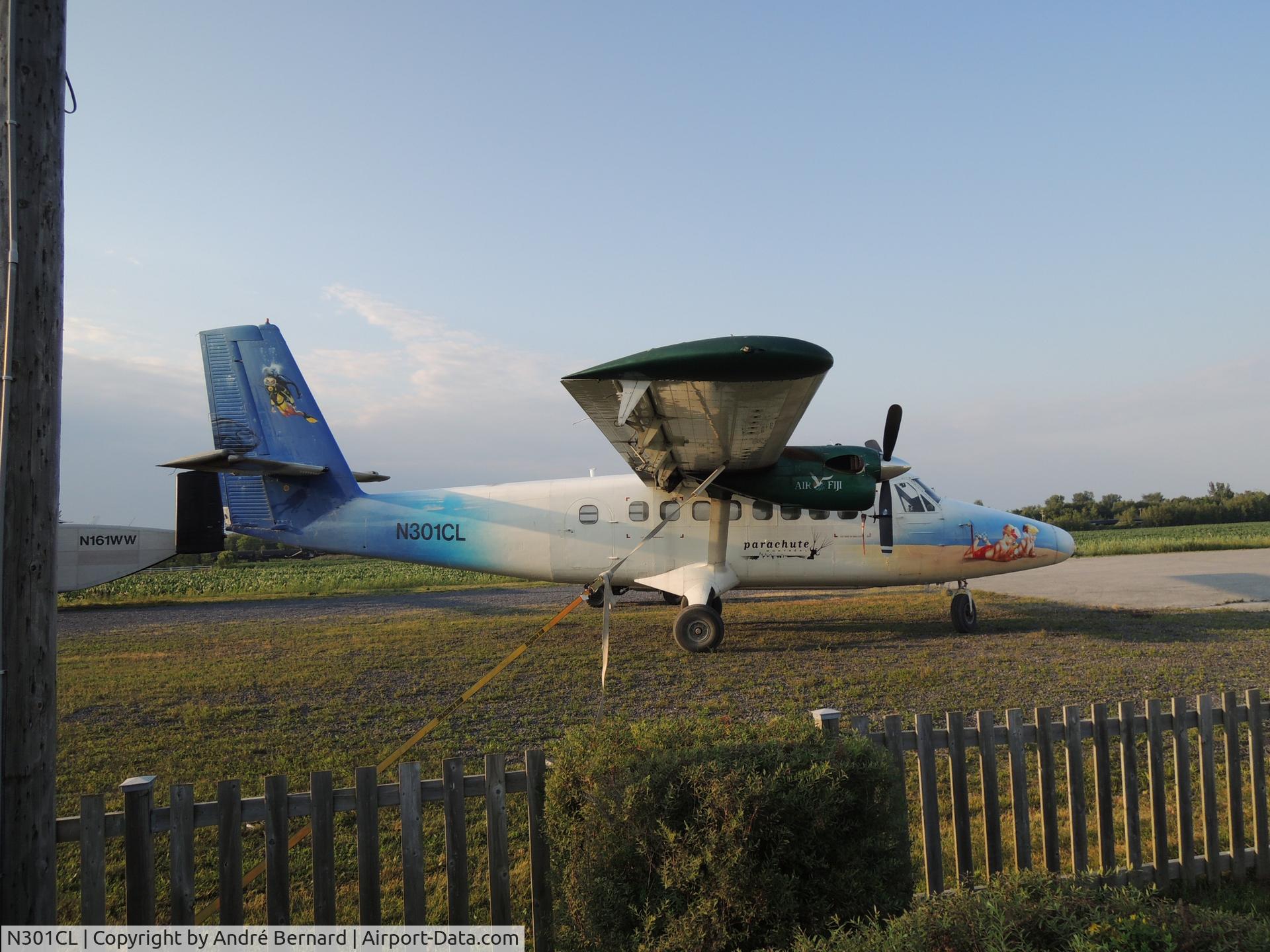 N301CL, 1969 De Havilland Canada DHC-6-200 Twin Otter C/N 221, At Parachutisme Nouvel Air
Farnham Qc Canada