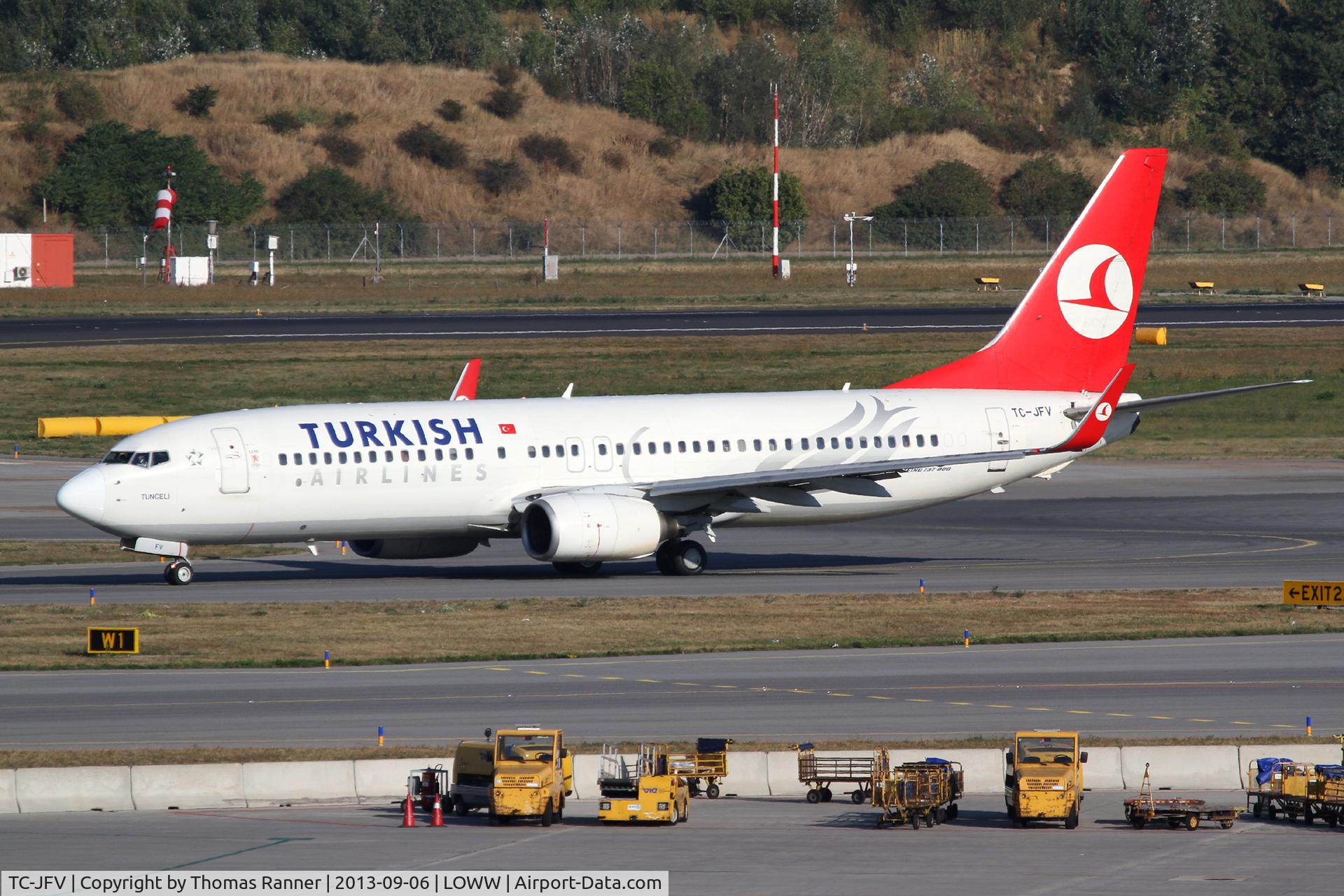 TC-JFV, 2000 Boeing 737-8F2 C/N 29782, Turkish B737