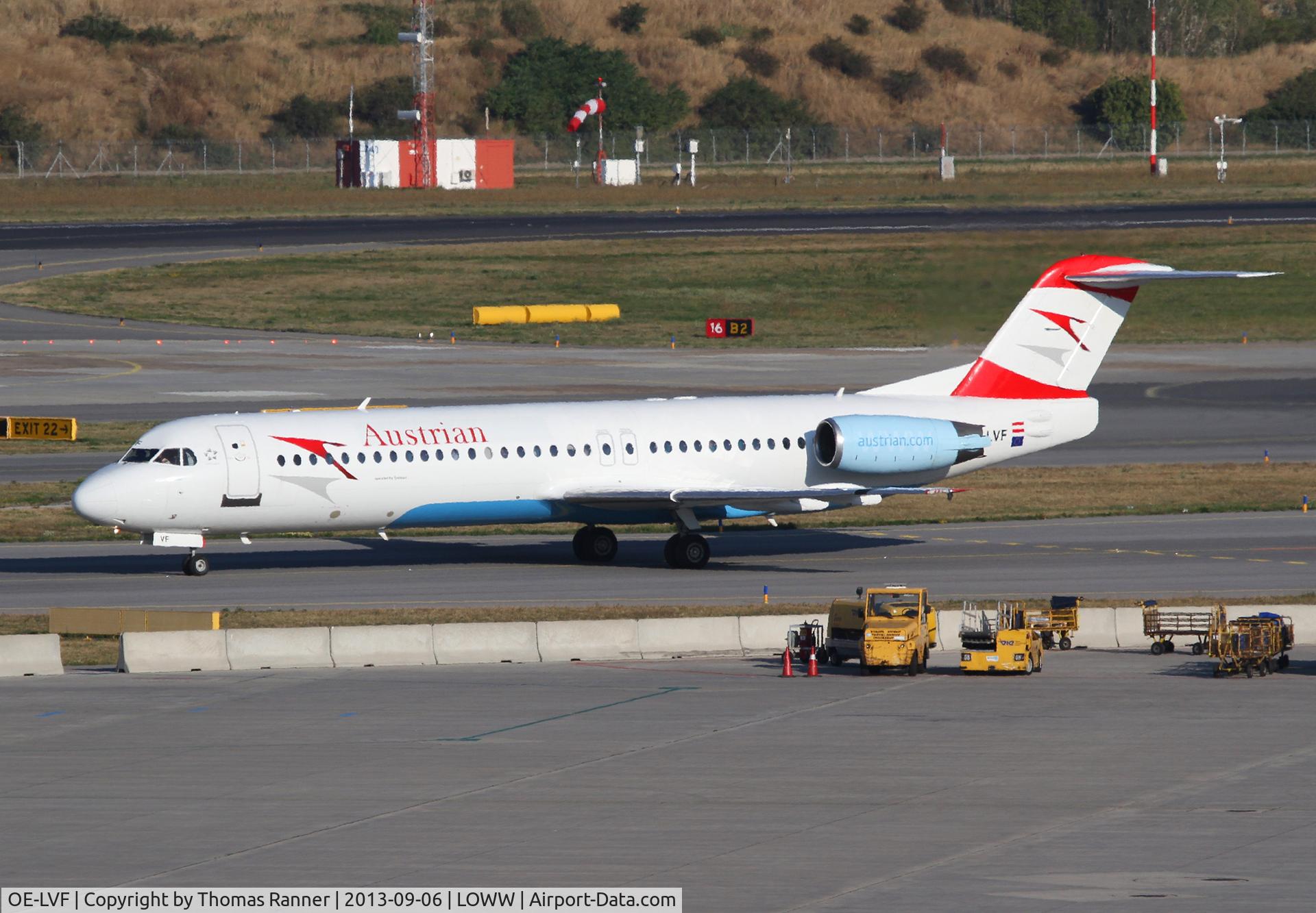 OE-LVF, 1993 Fokker 100 (F-28-0100) C/N 11483, Austrian Fokker 100
