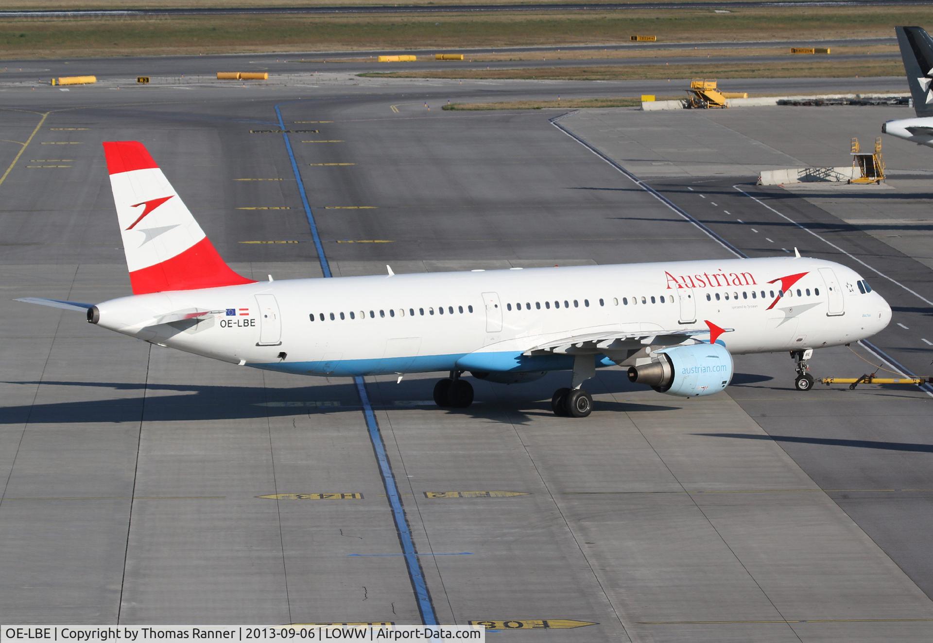 OE-LBE, 1998 Airbus A321-211 C/N 935, Austrian A321