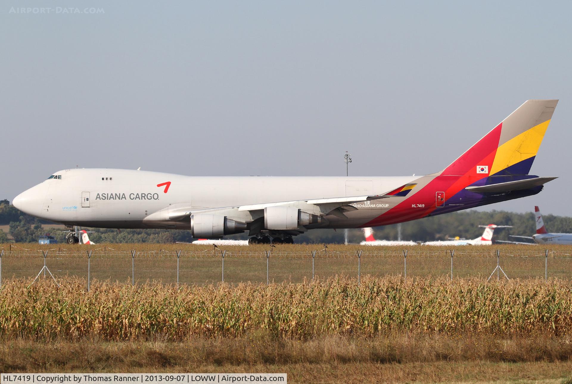 HL7419, 1994 Boeing 747-48EF (SCD) C/N 25781, Asiana B747
