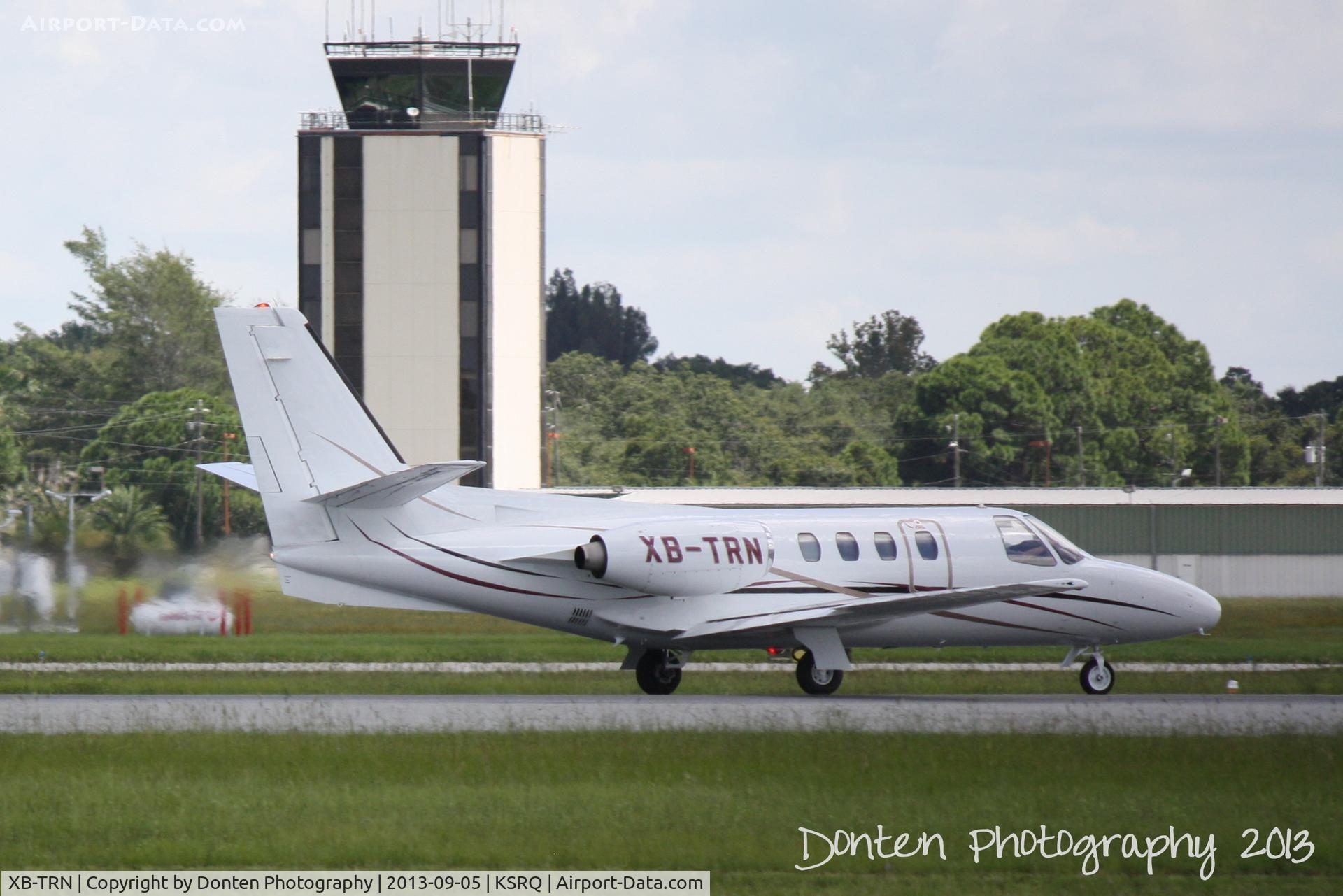 XB-TRN, Cessna Citation 500LW SP C/N 500-0198, Cessna Citation (XB-TRN) departs Sarasota-Bradenton International Airport