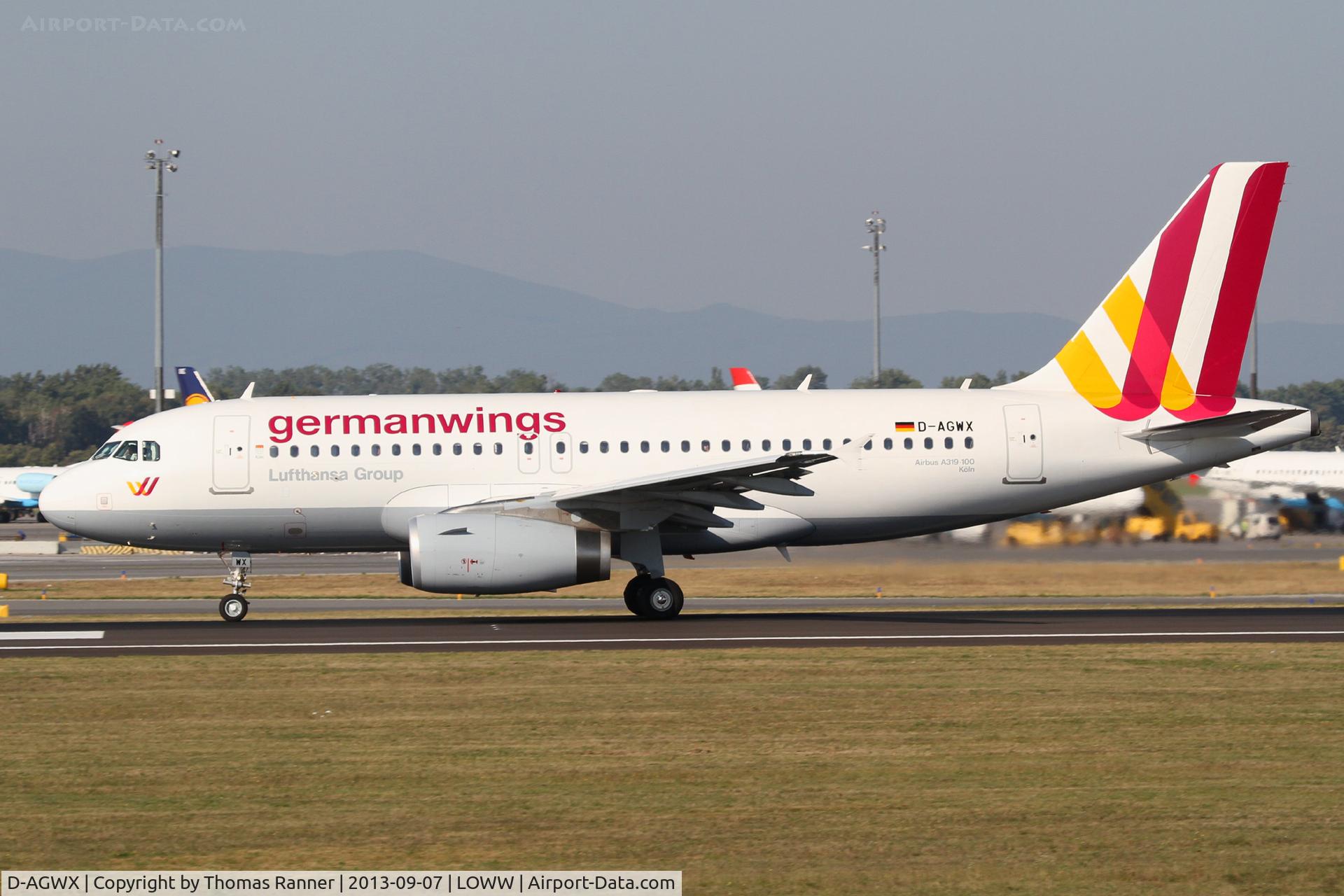 D-AGWX, 2013 Airbus A319-132 C/N 5569, Germanwings A319