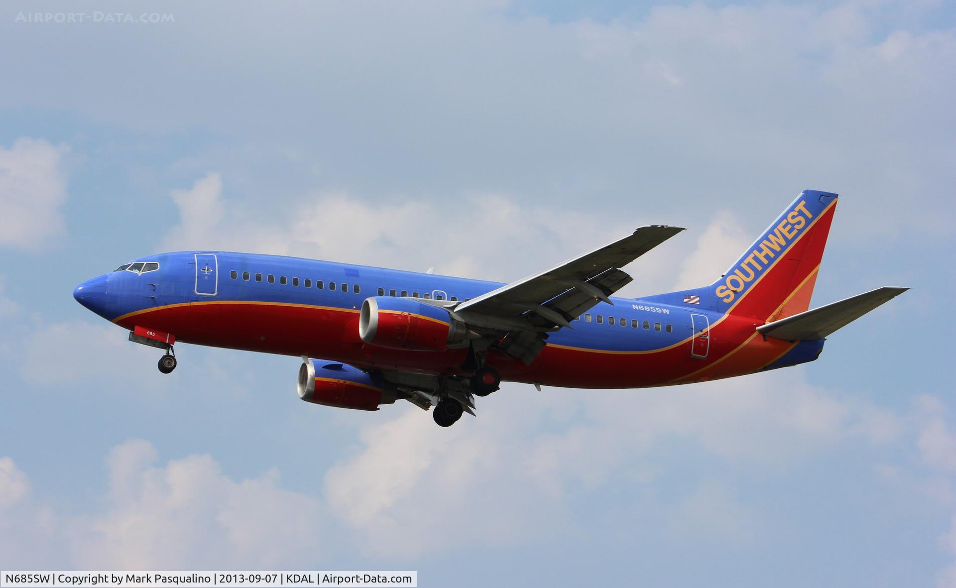N685SW, 1986 Boeing 737-3Q8 C/N 23401, Boeing 737-300