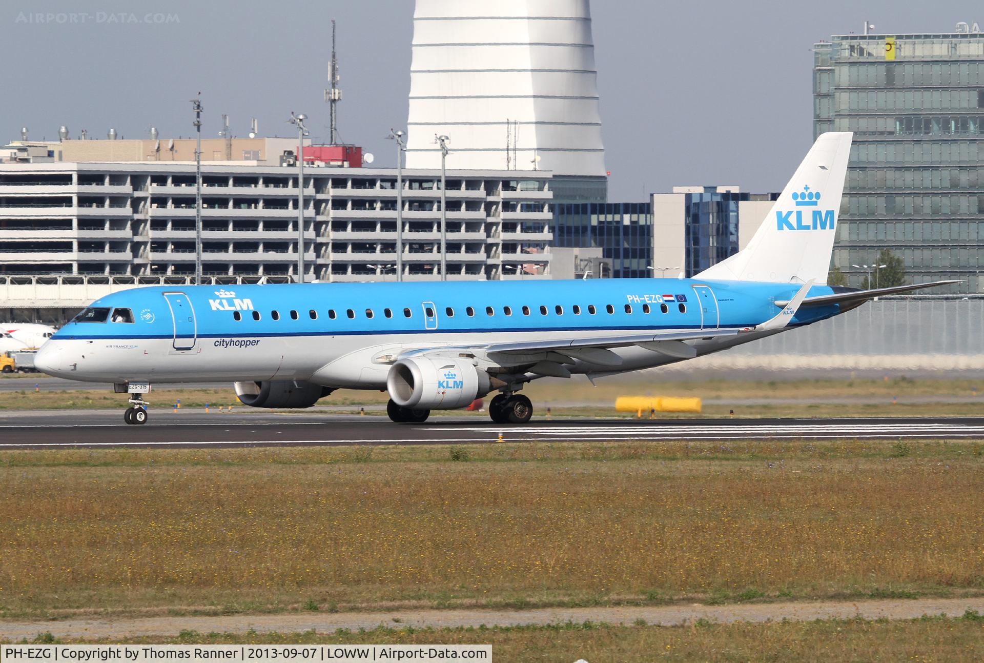 PH-EZG, 2009 Embraer 190LR (ERJ-190-100LR) C/N 19000315, KLM Emb190