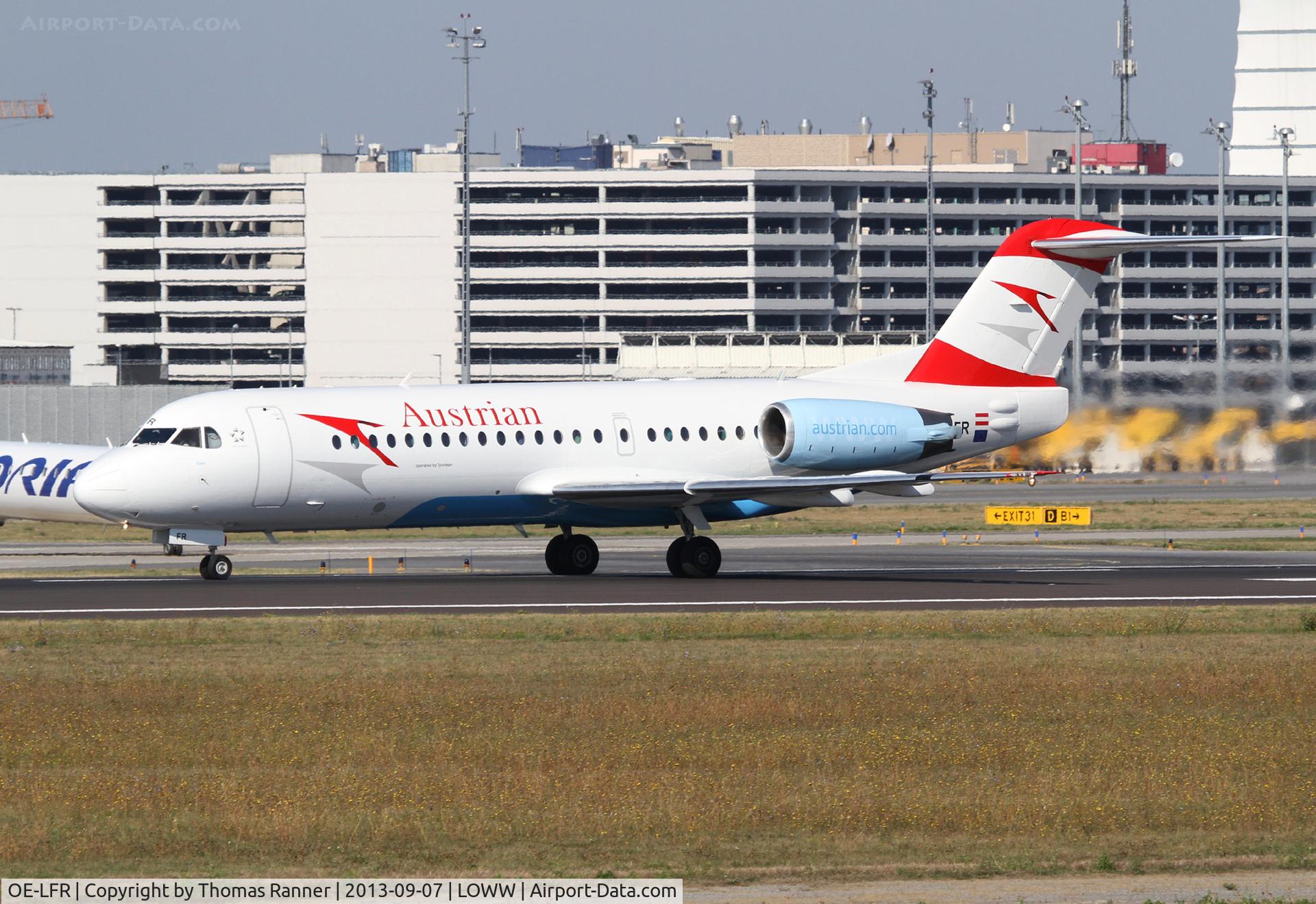 OE-LFR, 1996 Fokker 70 (F-28-0070) C/N 11572, Austrian Fokker 70