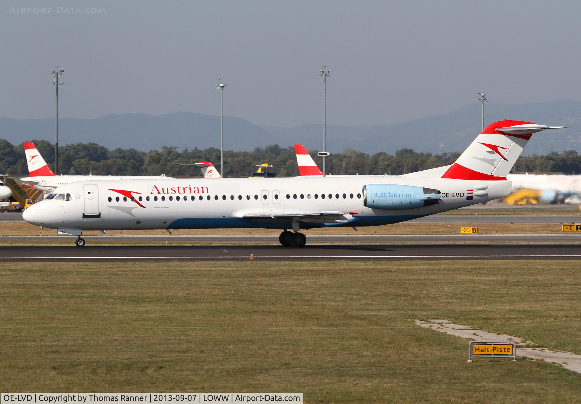 OE-LVD, 1994 Fokker 100 (F-28-0100) C/N 11515, Austrian Fokker 100
