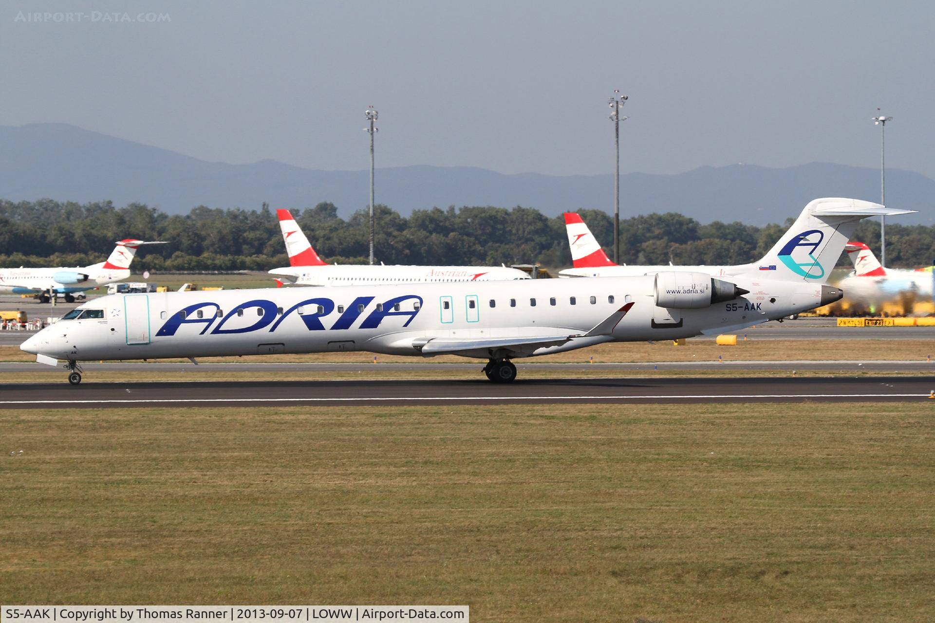 S5-AAK, 2007 Canadair CRJ-900ER (CL-600-2D24) C/N 15128, Adria CRJ900