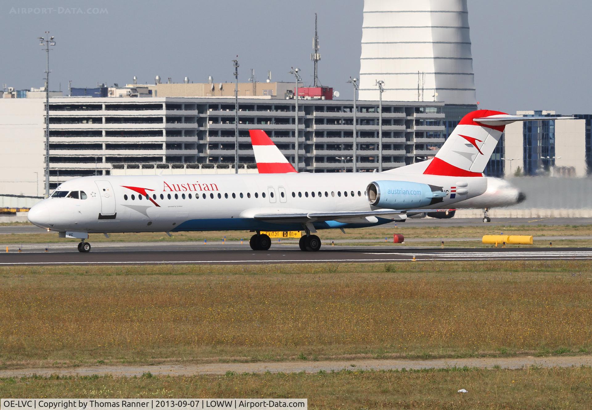 OE-LVC, 1993 Fokker 100 (F-28-0100) C/N 11446, Austrian Fokker 100