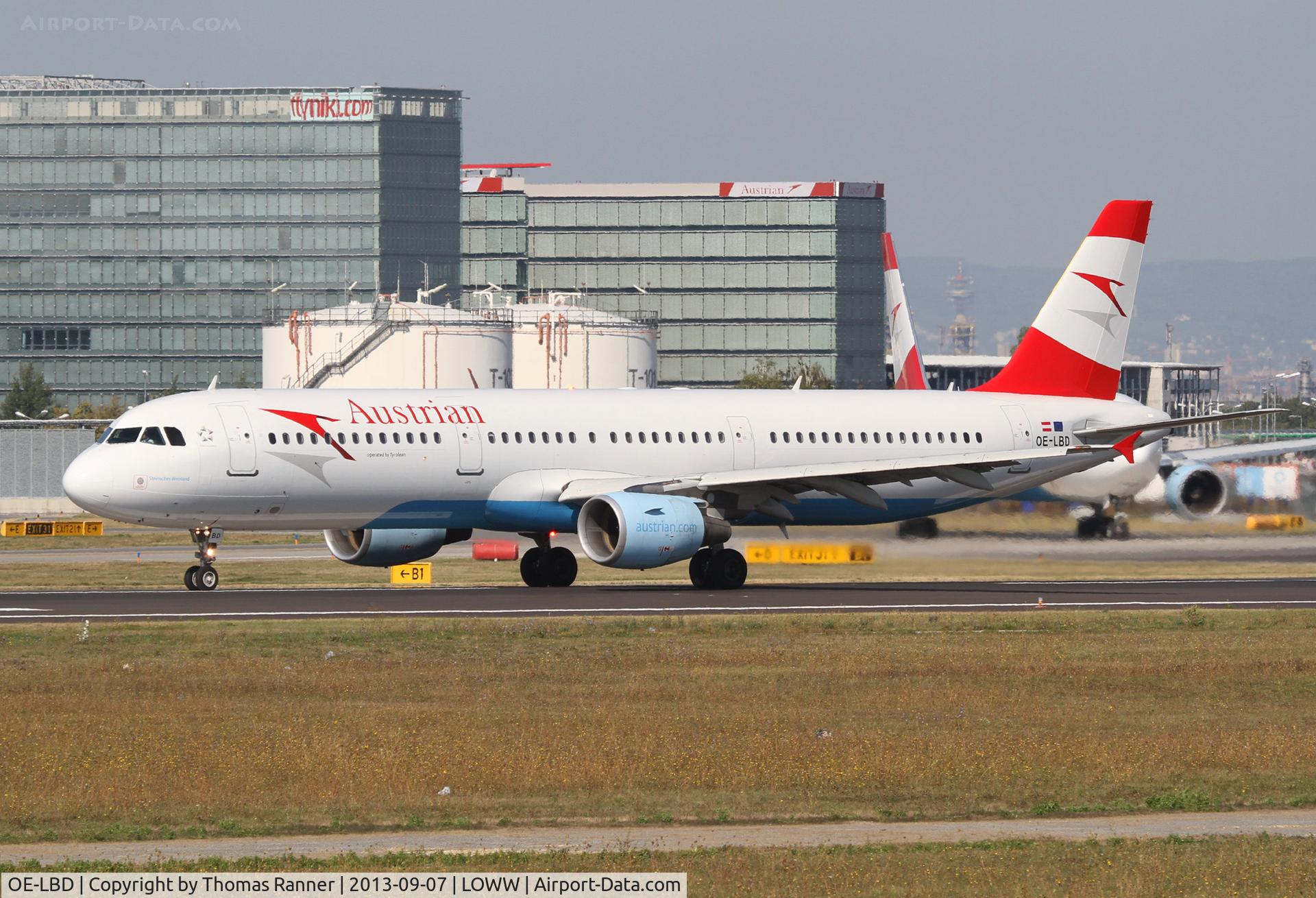 OE-LBD, 1998 Airbus A321-211 C/N 920, Austrian A321