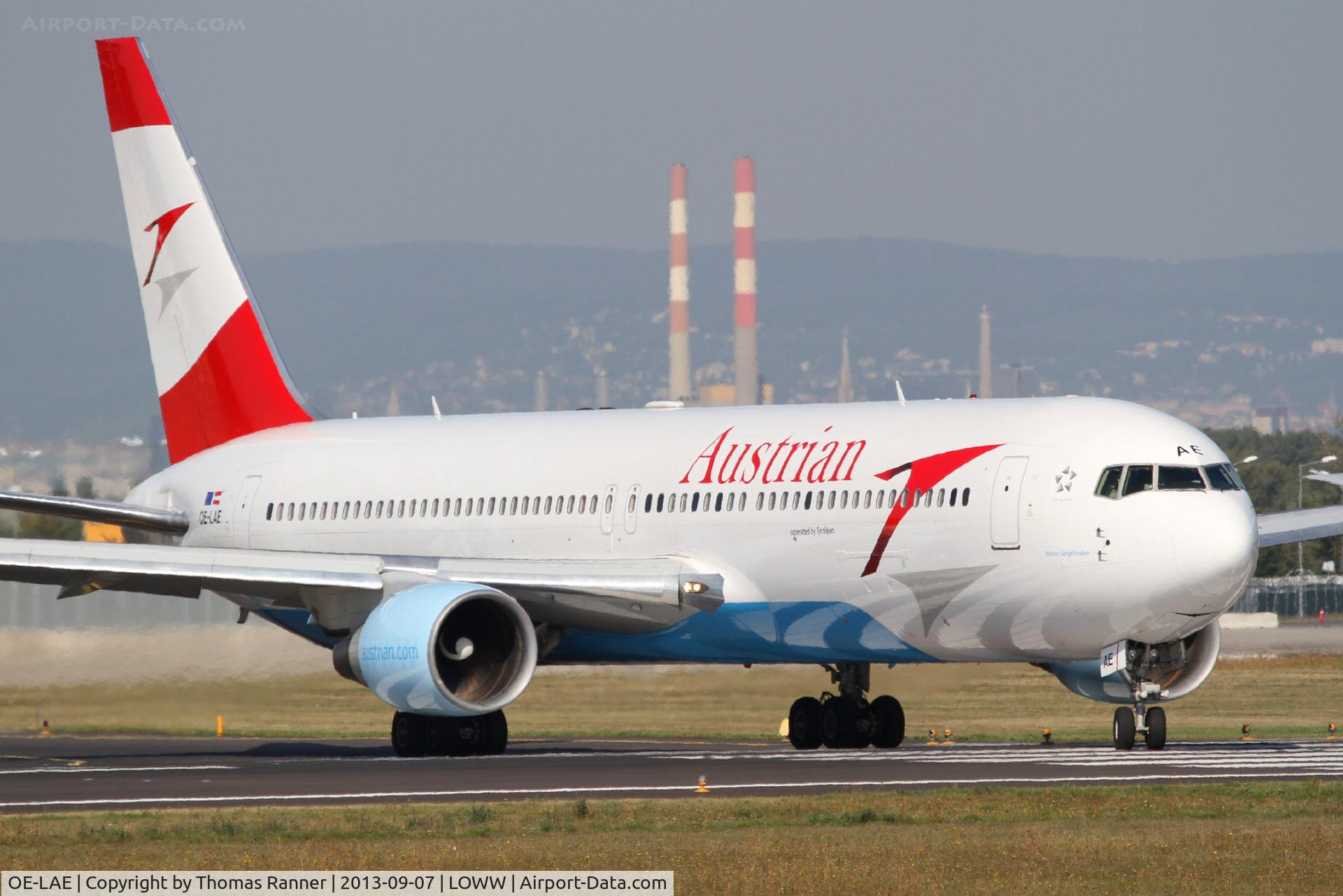 OE-LAE, 2000 Boeing 767-3Z9/ER C/N 30383, Austrian B767