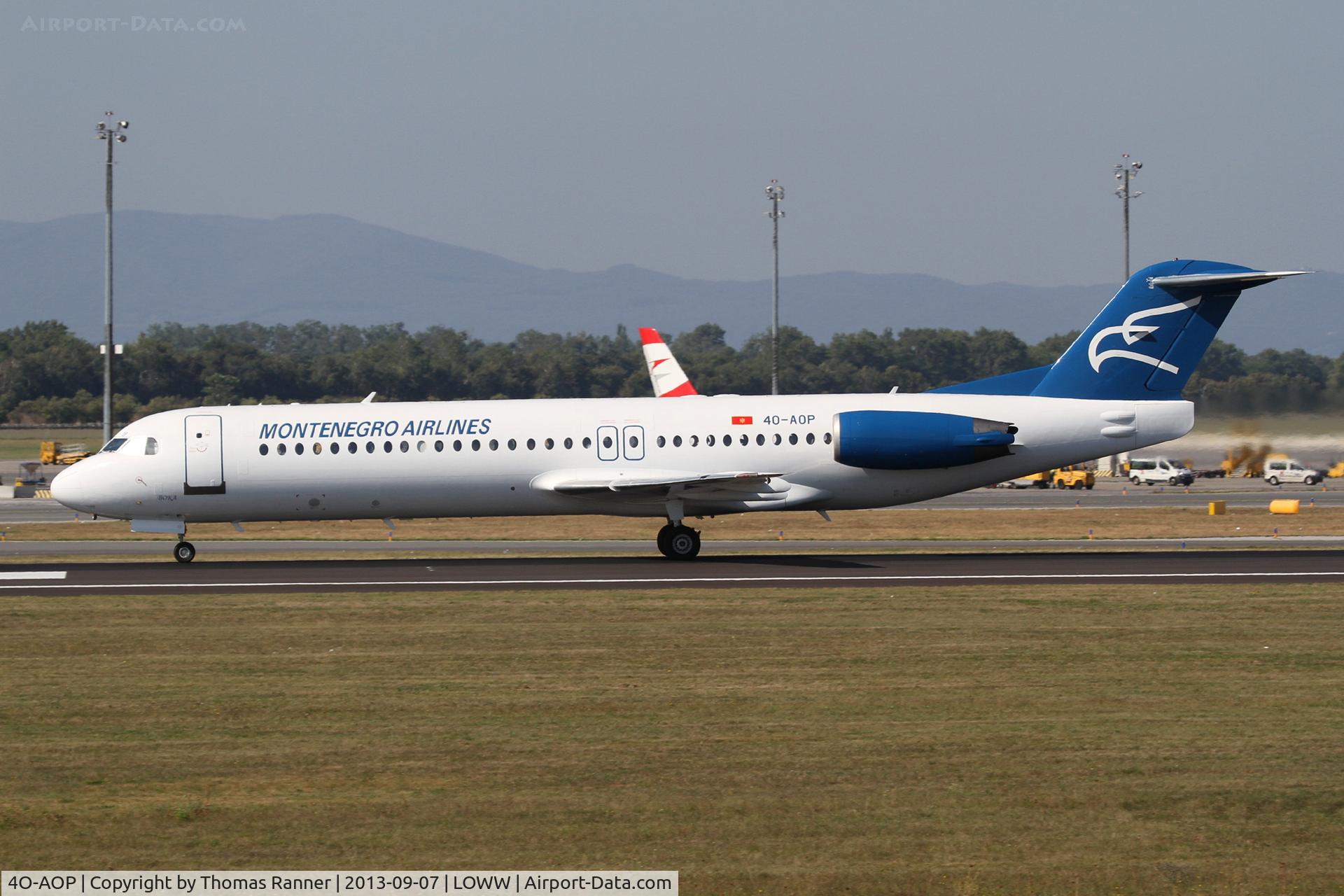 4O-AOP, 1991 Fokker 100 (F-28-0100) C/N 11332, Montenegro Airlines Fokker 100