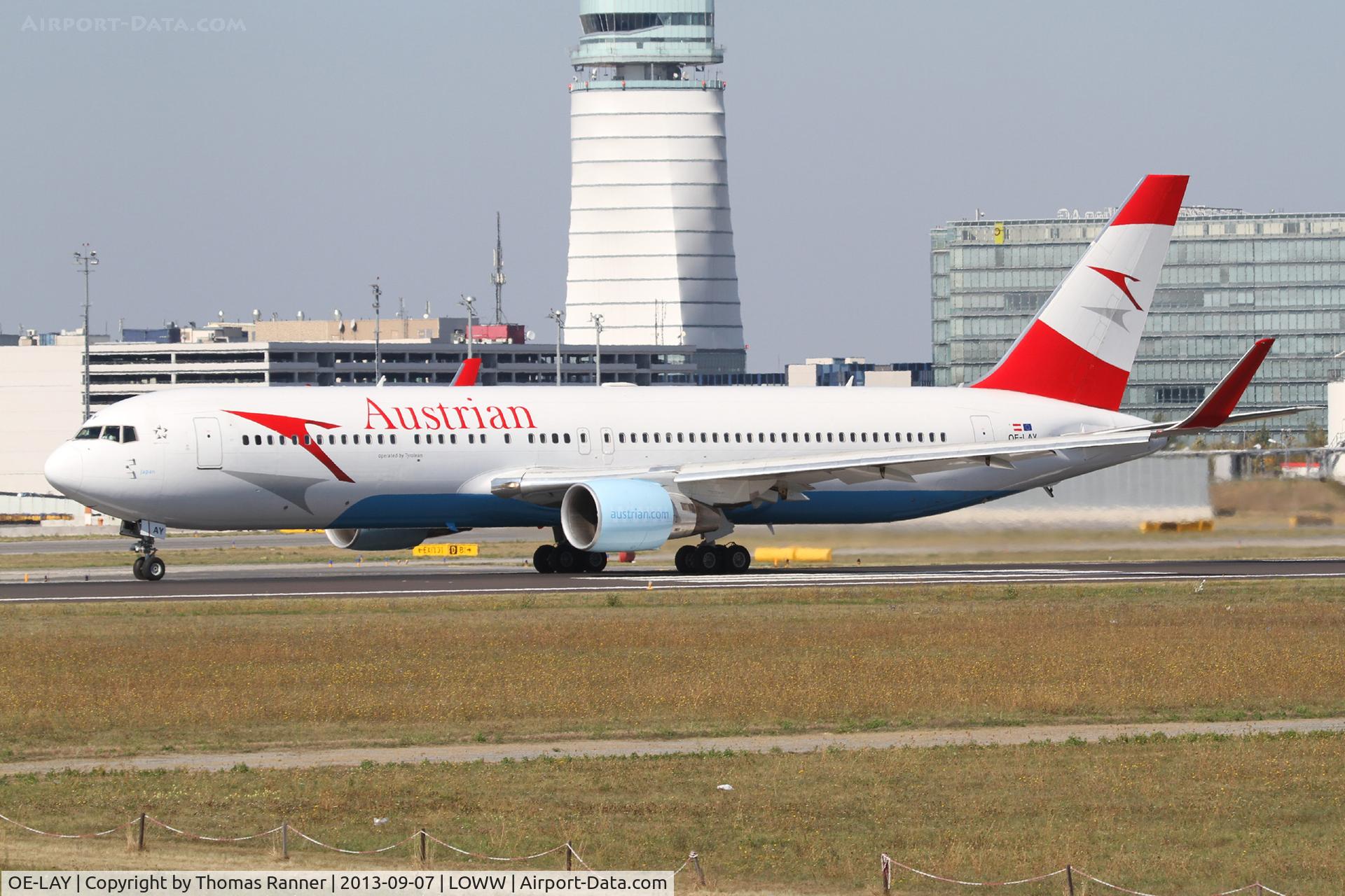 OE-LAY, 1998 Boeing 767-3Z9/ER C/N 29867, Austrian B767