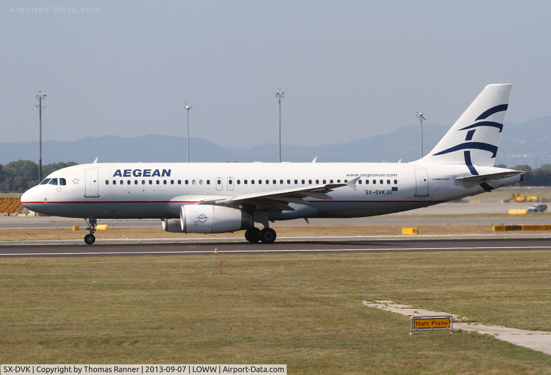 SX-DVK, 2008 Airbus A320-232 C/N 3392, Aegean A320