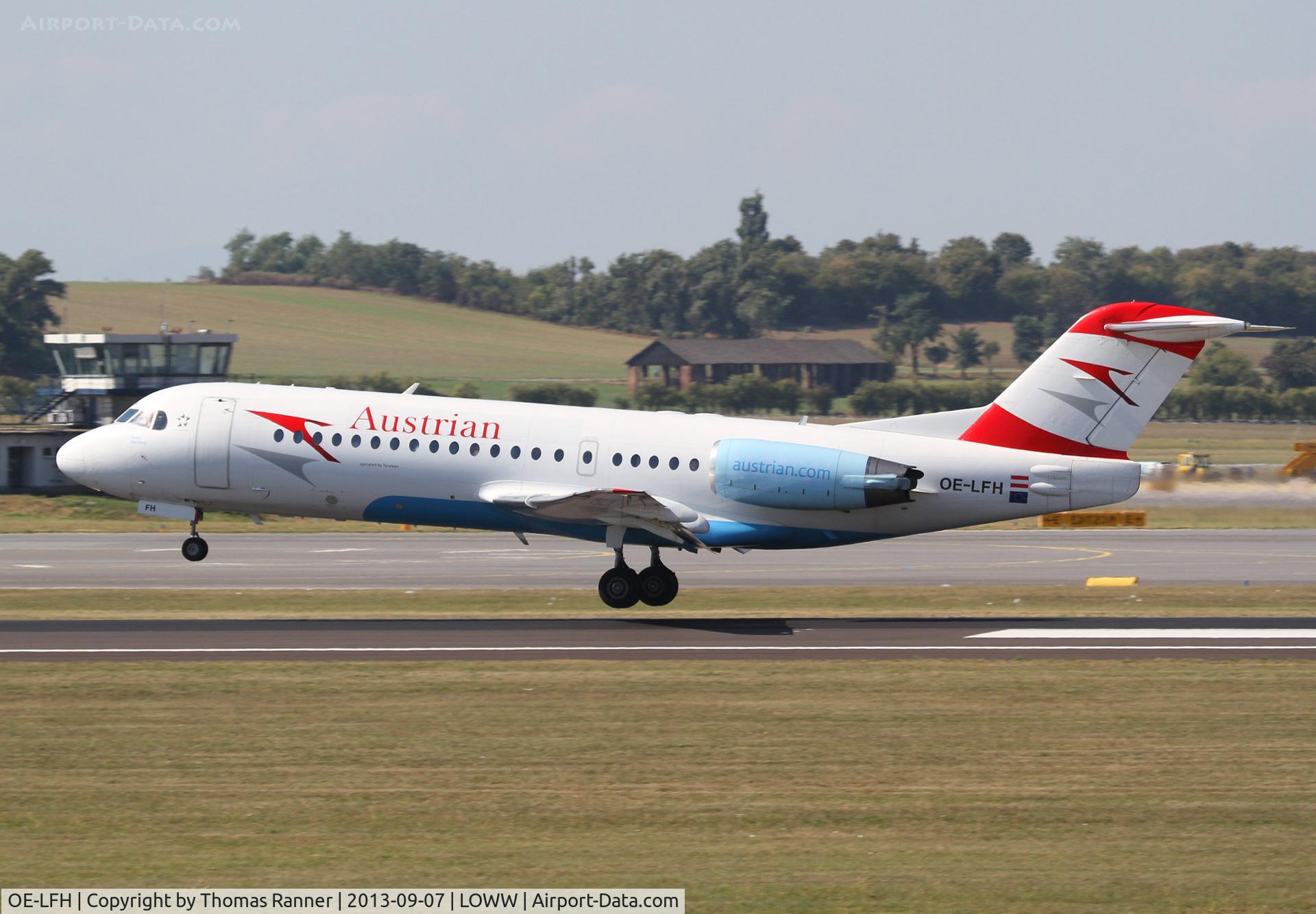 OE-LFH, 1995 Fokker 70 (F-28-0070) C/N 11554, Austrian Fokker 70