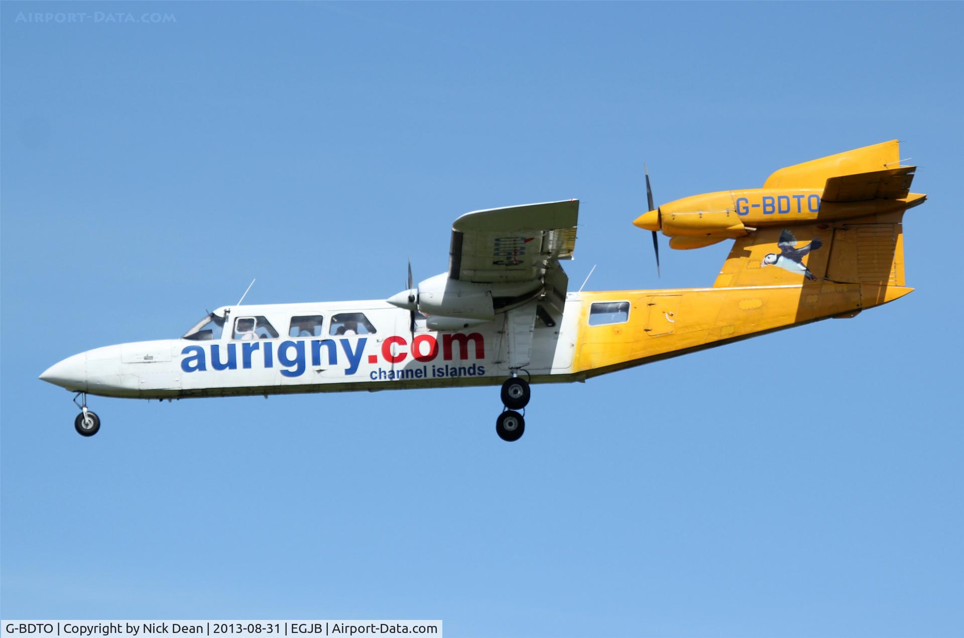 G-BDTO, 1976 Britten-Norman BN-2A Mk.III-2 Trislander C/N 1027, EGJB/GCI